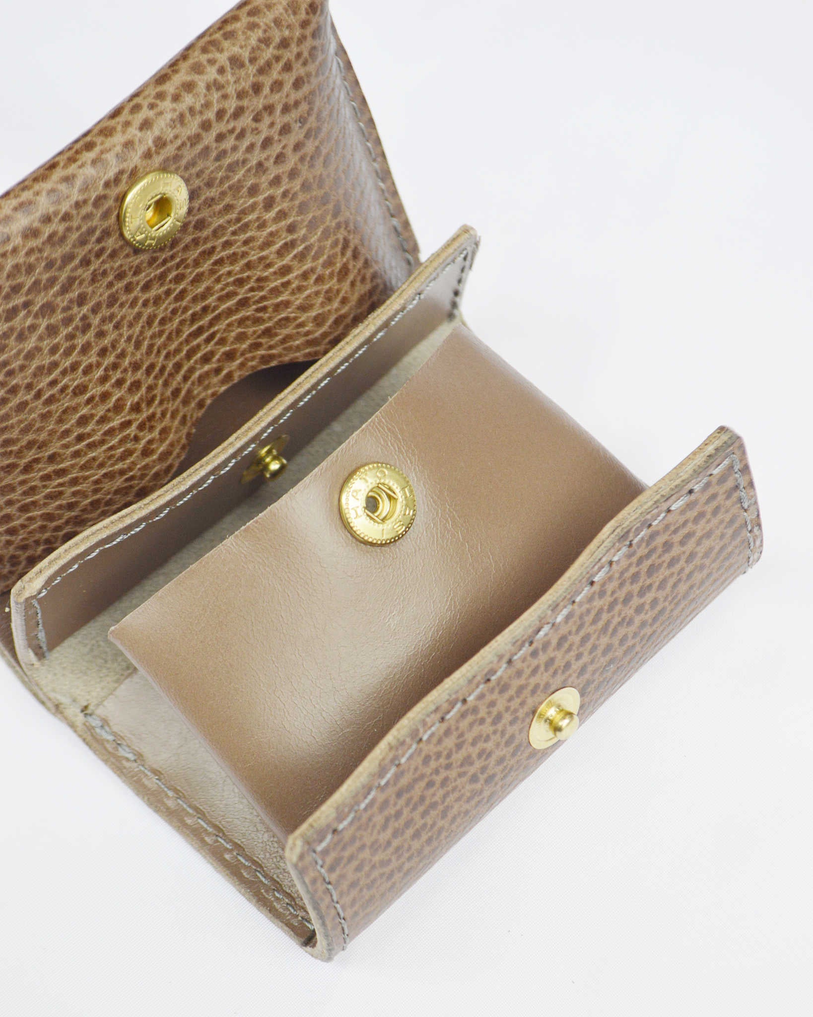 saranam サラナン / トリニティーミニサイフ (Dollaro GRAY ドラーログレー)