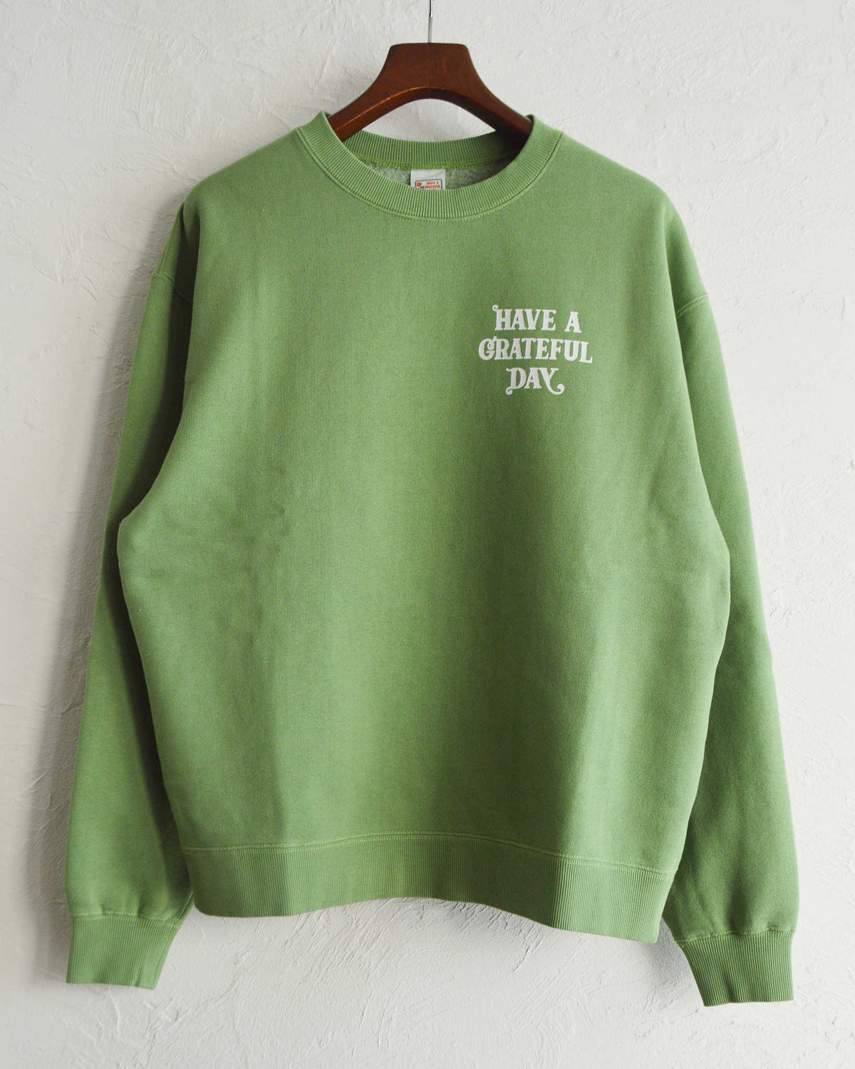HAVE A GRATEFUL DAY ハブアグレイトフルデイ / CREW SWEATSHIRT 