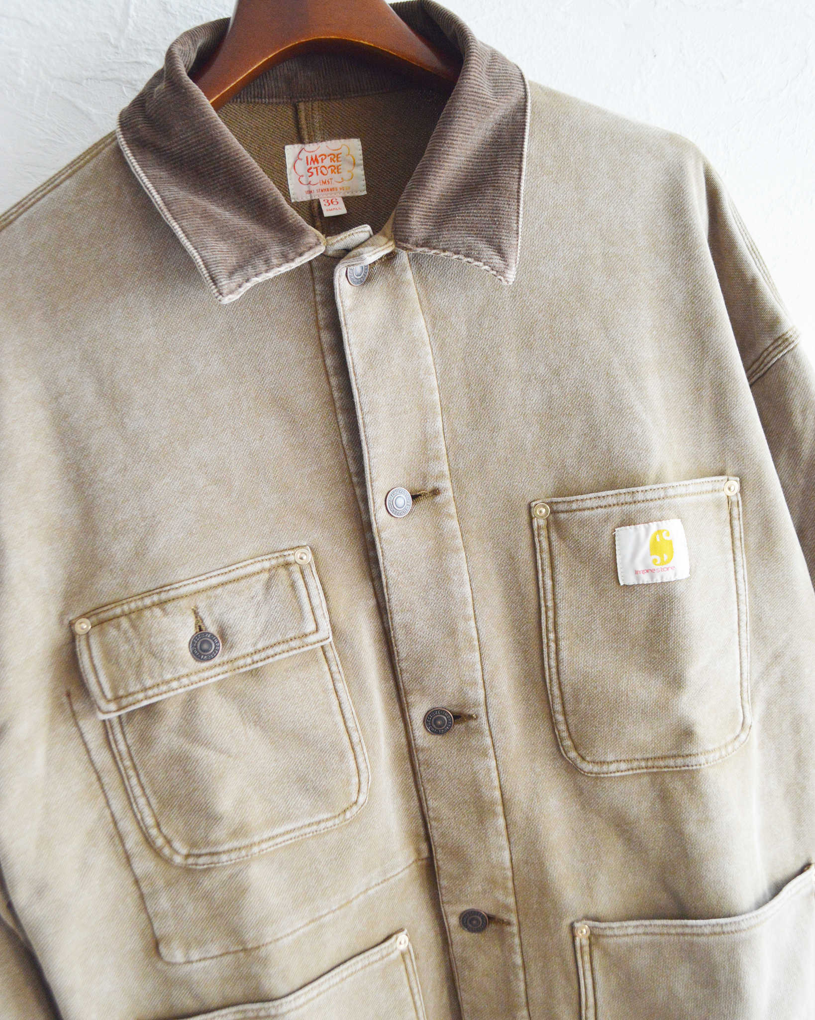 IMPRESTORE インプレストア / Albert | Coverall アルバート カバーオール (BEIGE ベージュ)