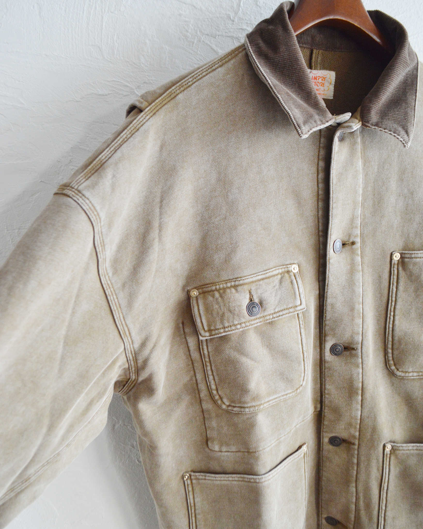 IMPRESTORE インプレストア / Albert | Coverall アルバート カバーオール (BEIGE ベージュ)