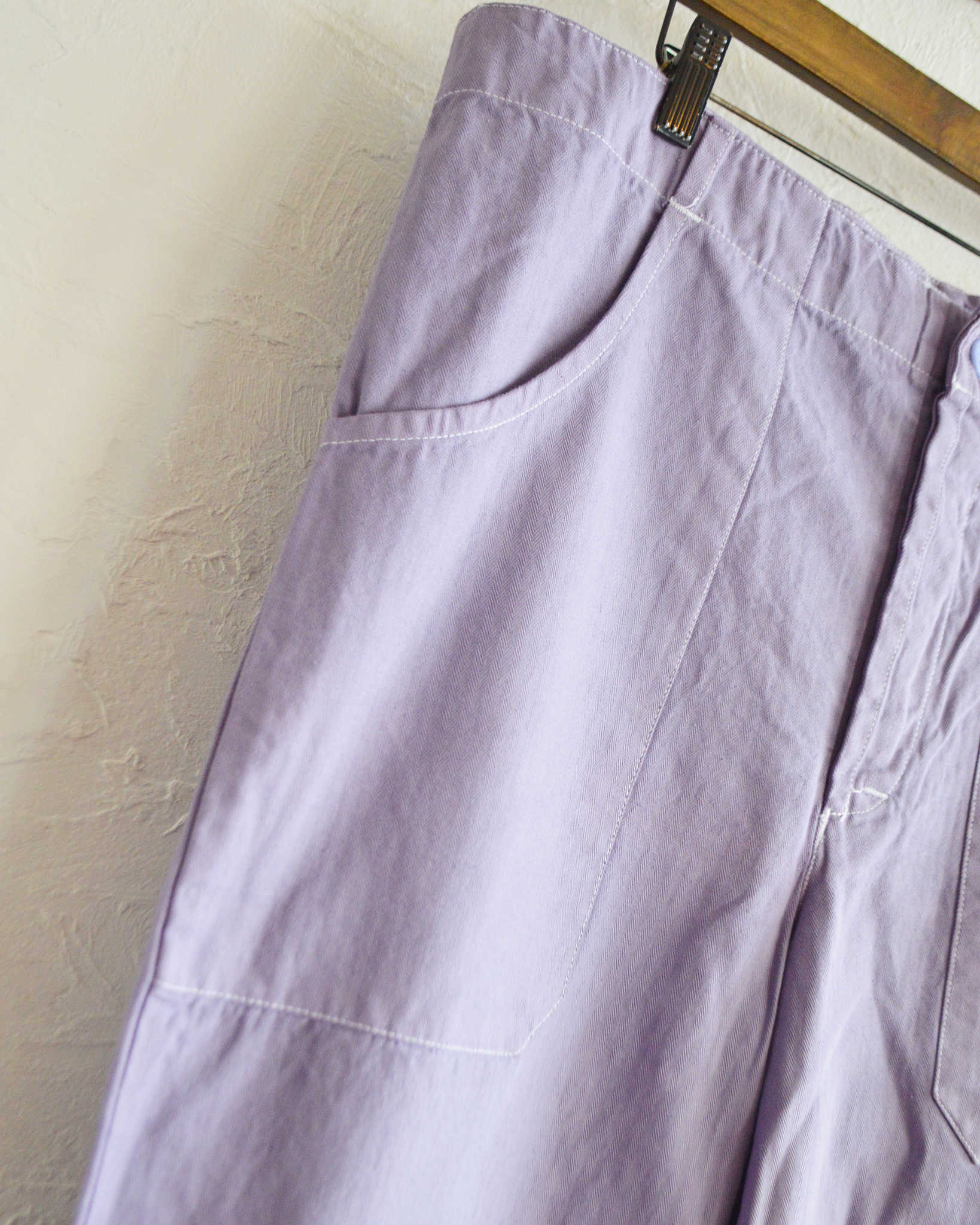 CZECH MILITARY HBT WORK PANTS OVER DYE LAVENDER チェコミリタリーヘリンボーンツイルワークパンツオーバーダイラベンダー