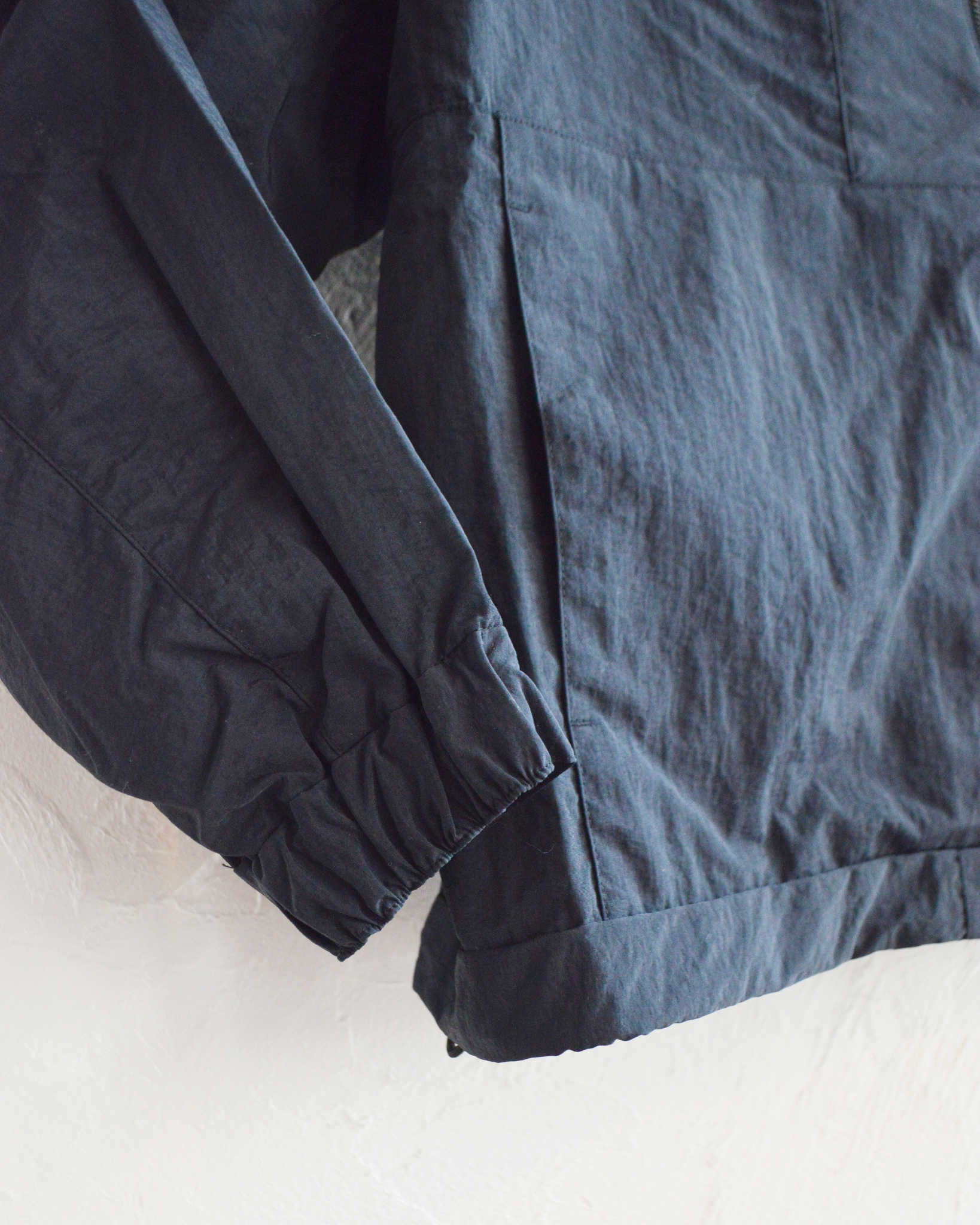 LAMOND ラモンド / LIGHT SHELL STAND BLOUSON ライトシェルスタンドブルゾン (BLACK ブラック)