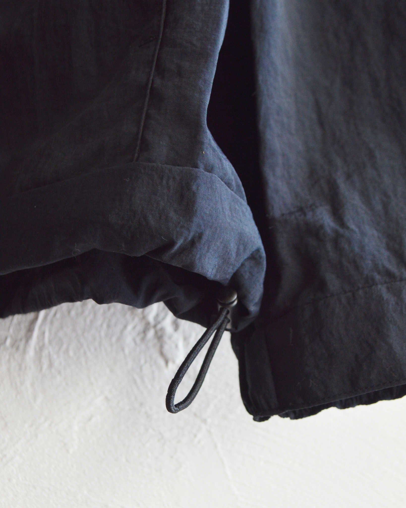 LAMOND ラモンド / LIGHT SHELL STAND BLOUSON ライトシェルスタンドブルゾン (BLACK ブラック)