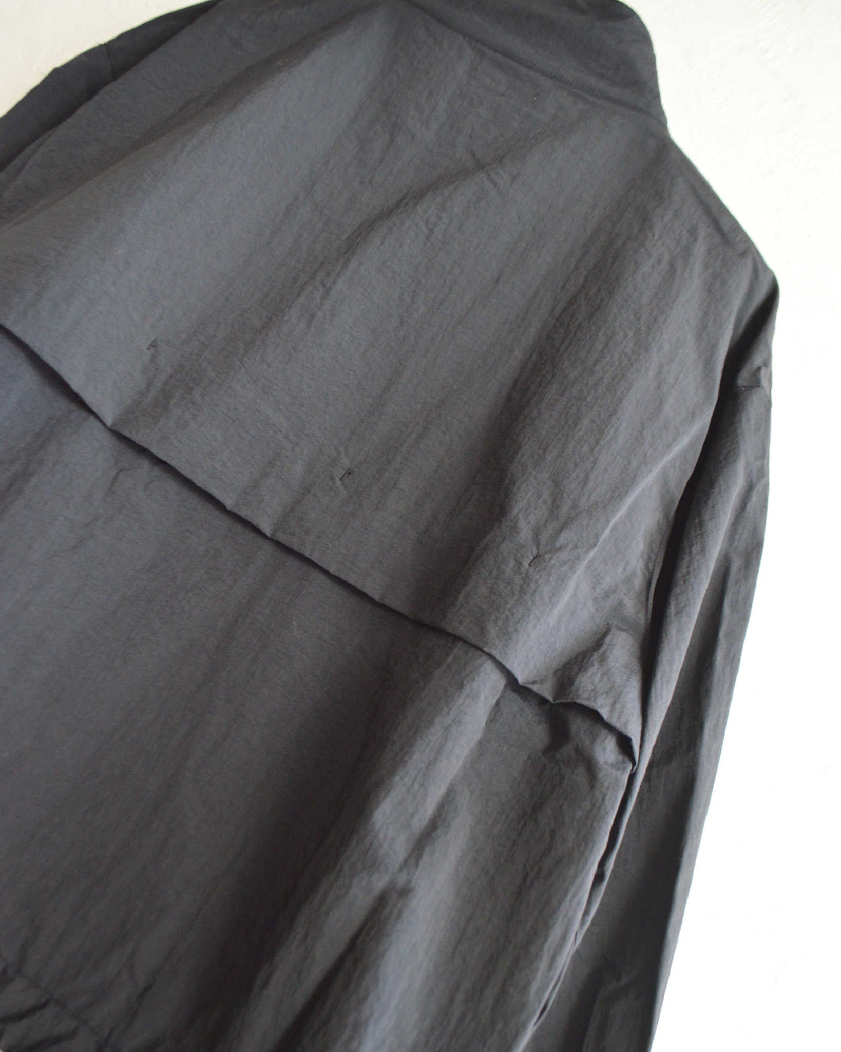 LAMOND ラモンド / LIGHT SHELL STAND BLOUSON ライトシェルスタンドブルゾン (BLACK ブラック)