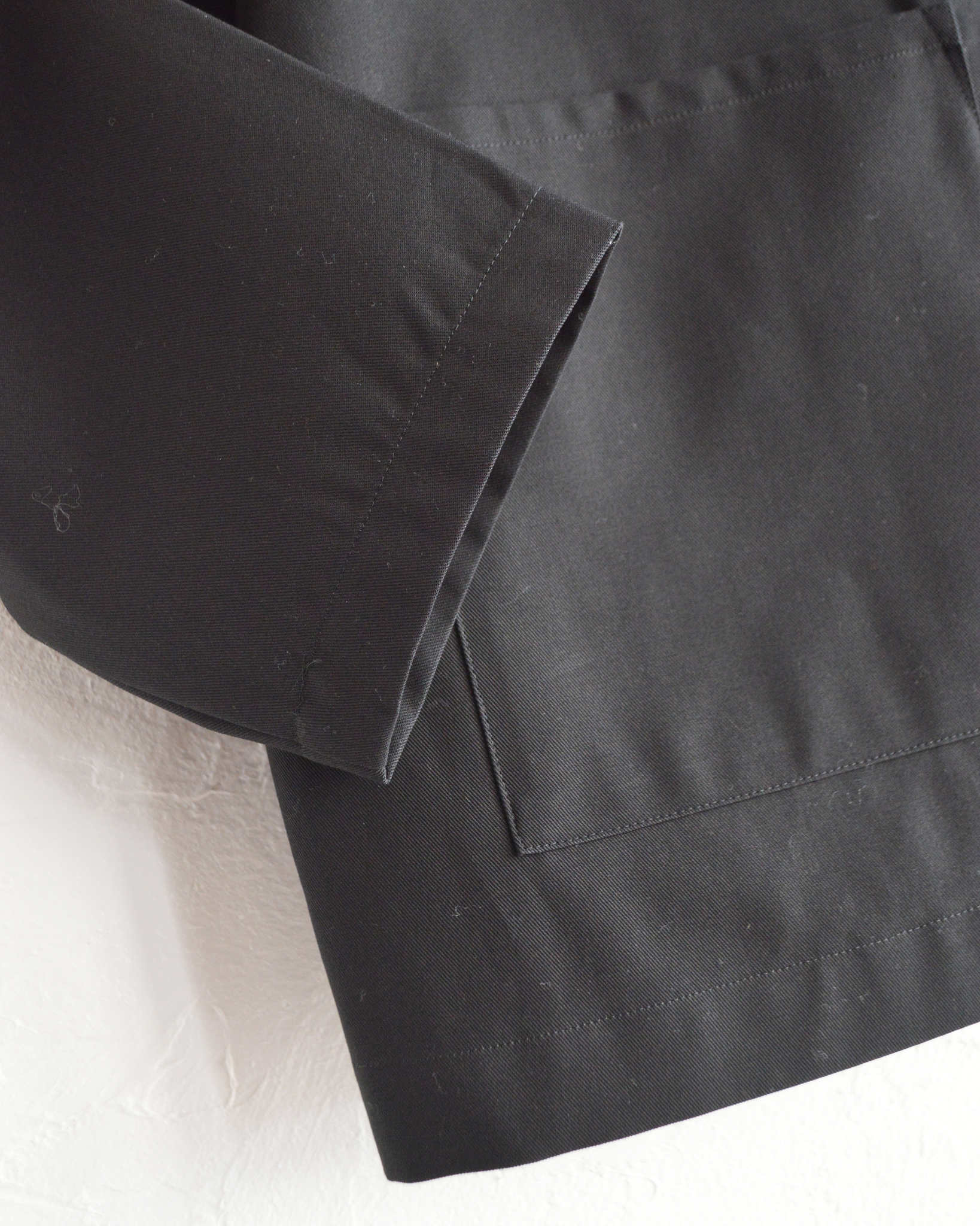 LAMOND ラモンド / ORGANIC COTTON HIGH TWIST JACKET オーガニックコットンハイツイストジャケット (BLACK ブラック)