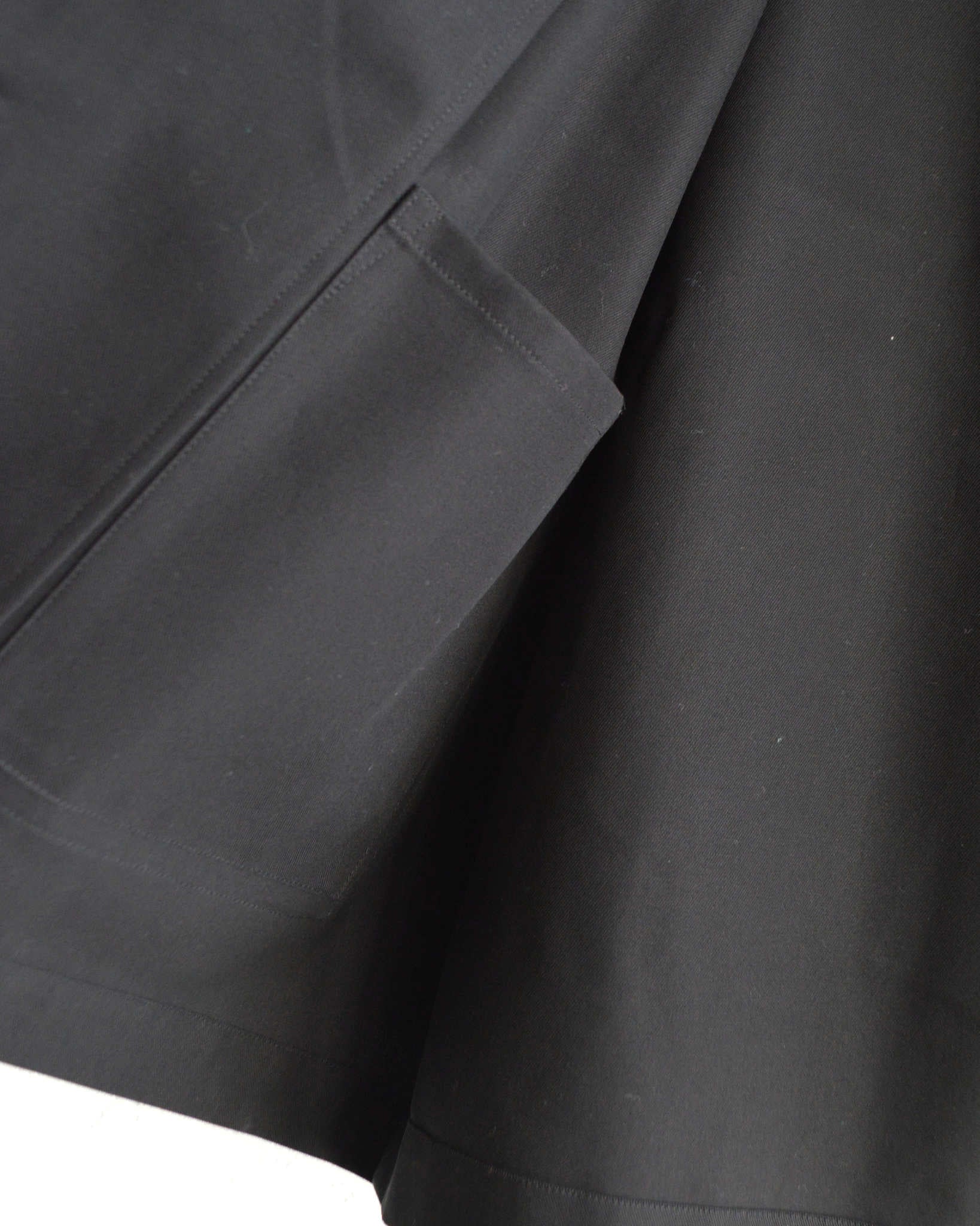 LAMOND ラモンド / ORGANIC COTTON HIGH TWIST JACKET オーガニックコットンハイツイストジャケット (BLACK ブラック)