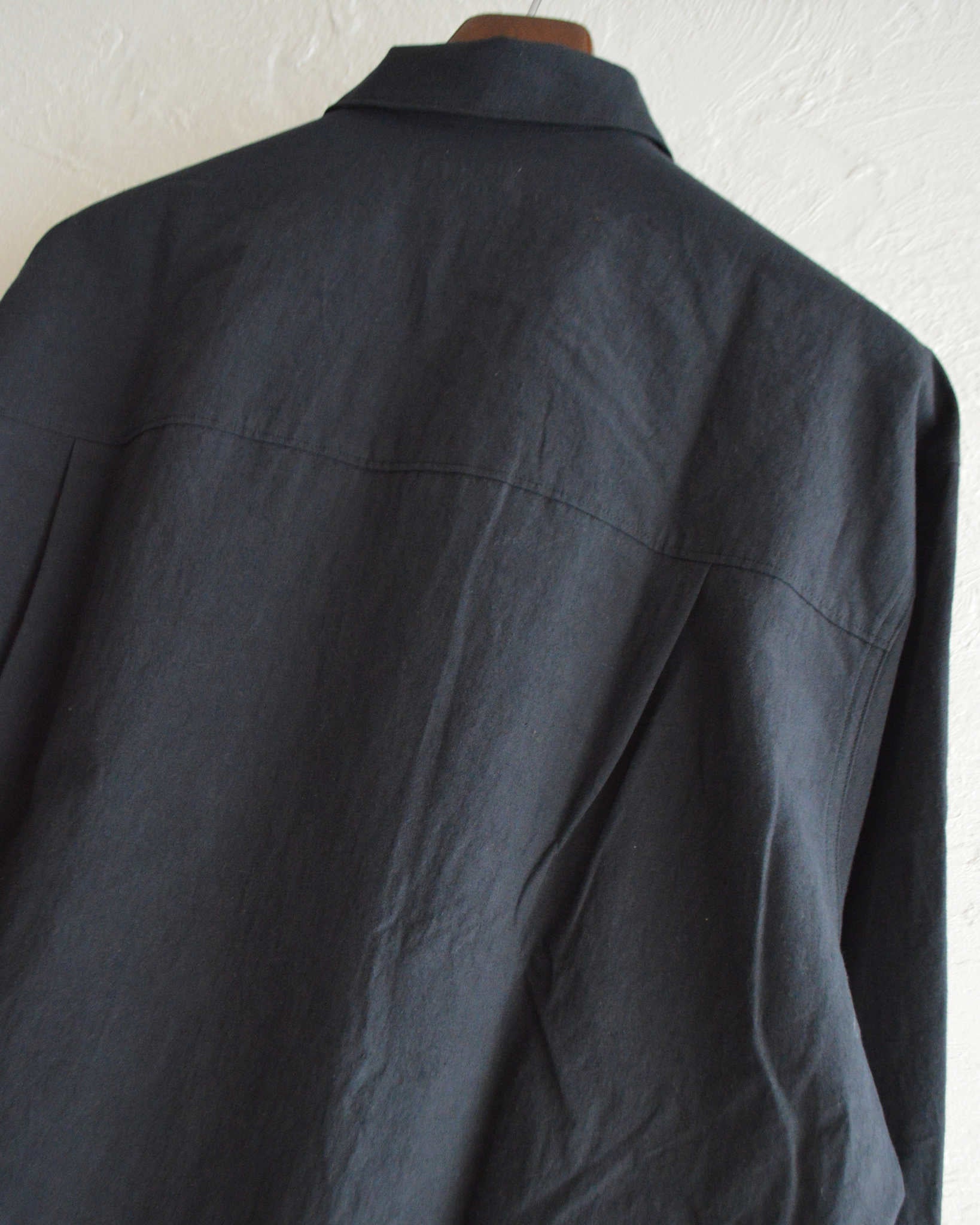 LAMOND ラモンド / COTTON LINEN WASHER JACKET コットンリネンワッシャージャケット (SUMIKURO スミクロ)