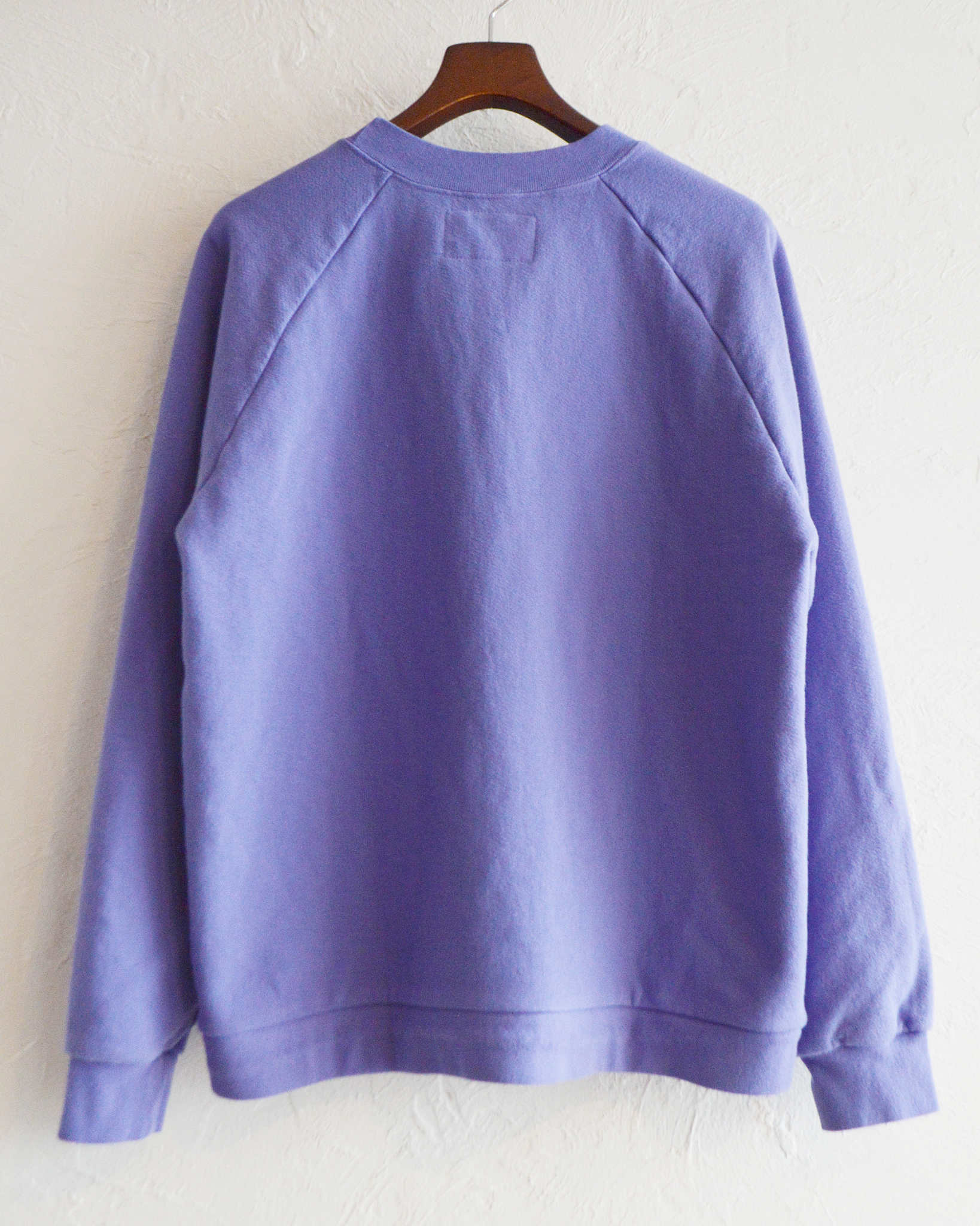 NECESSARY or UNNECESSARY ネセサリーオアアンネセサリー N.O.UNナウン / MAC RAGLAN L/S マックラグラン (BLUE ブルー)