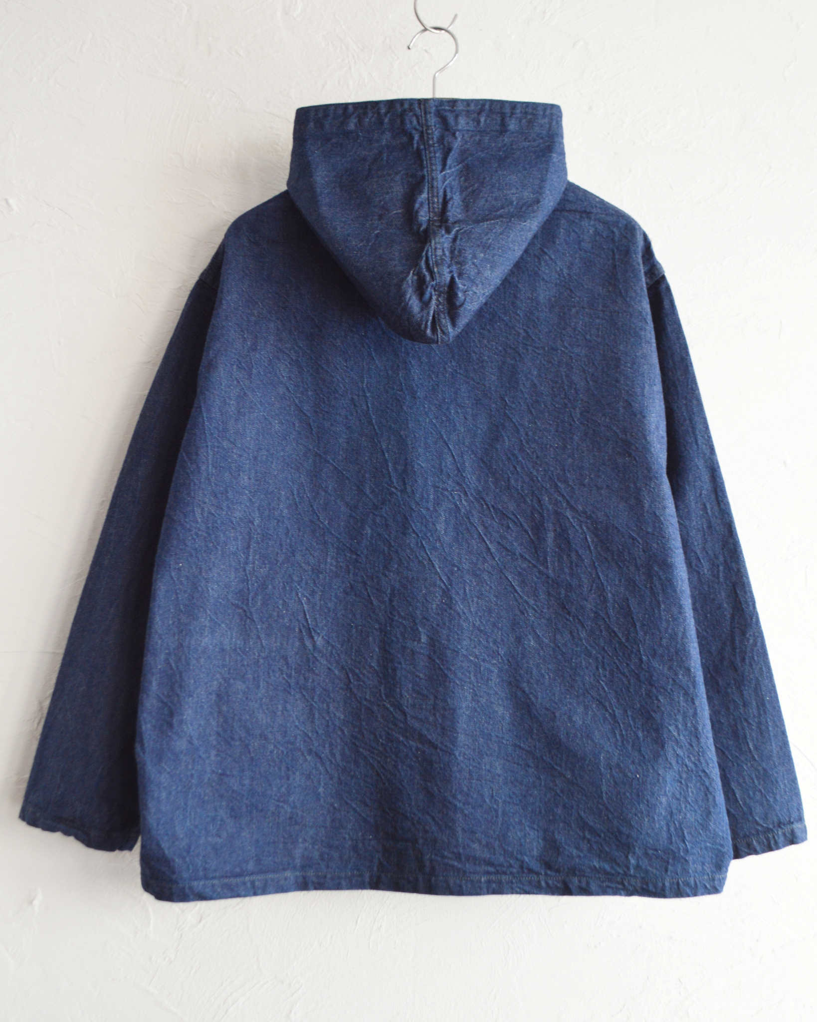 NECESSARY or UNNECESSARY ネセサリーオアアンネセサリー N.O.UNナウン / DENIM HOOD デニムフード (INDIGO インディゴ)