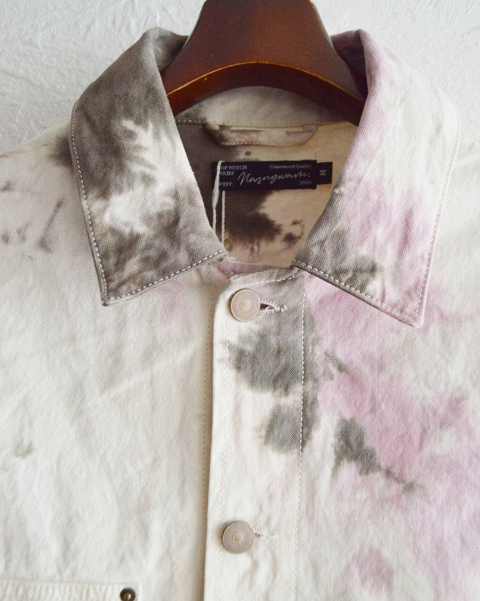 Nasngwam.×JAVARA ナスングワム ジャバラ / WARREN JACKET ウォーレンジャケット Msize (SAKURA 桜)