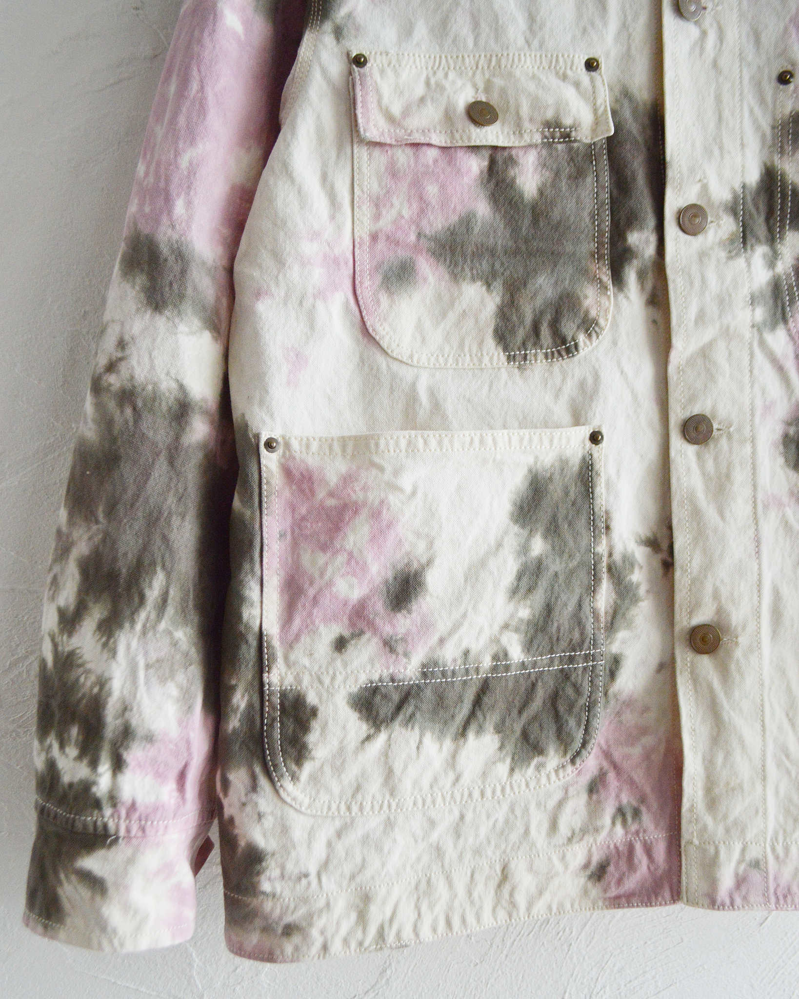 Nasngwam.×JAVARA ナスングワム ジャバラ / WARREN JACKET ウォーレンジャケット Msize (SAKURA 桜)