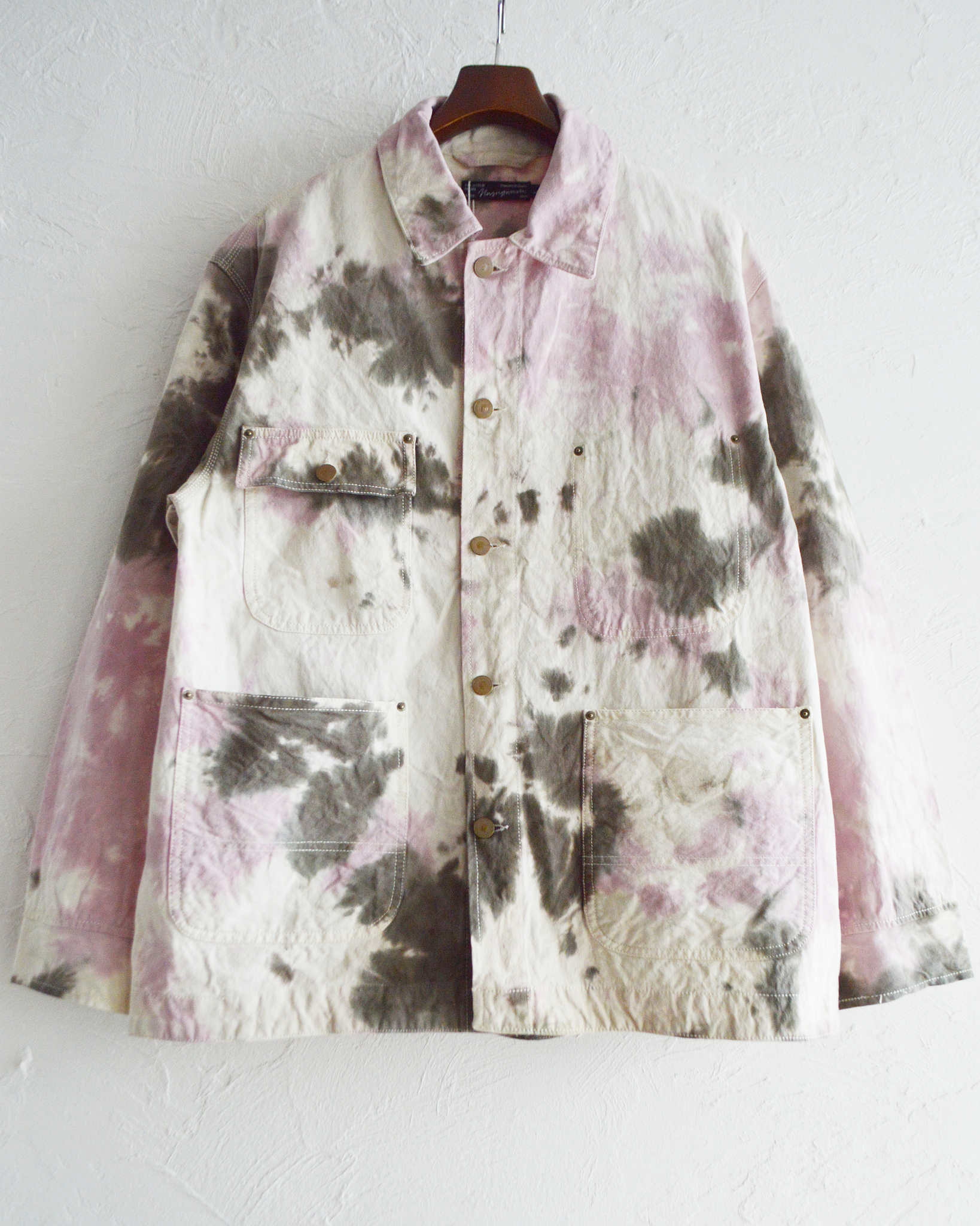 Nasngwam.×JAVARA ナスングワム ジャバラ / WARREN JACKET ウォーレンジャケット Lsize (SAKURA 桜)