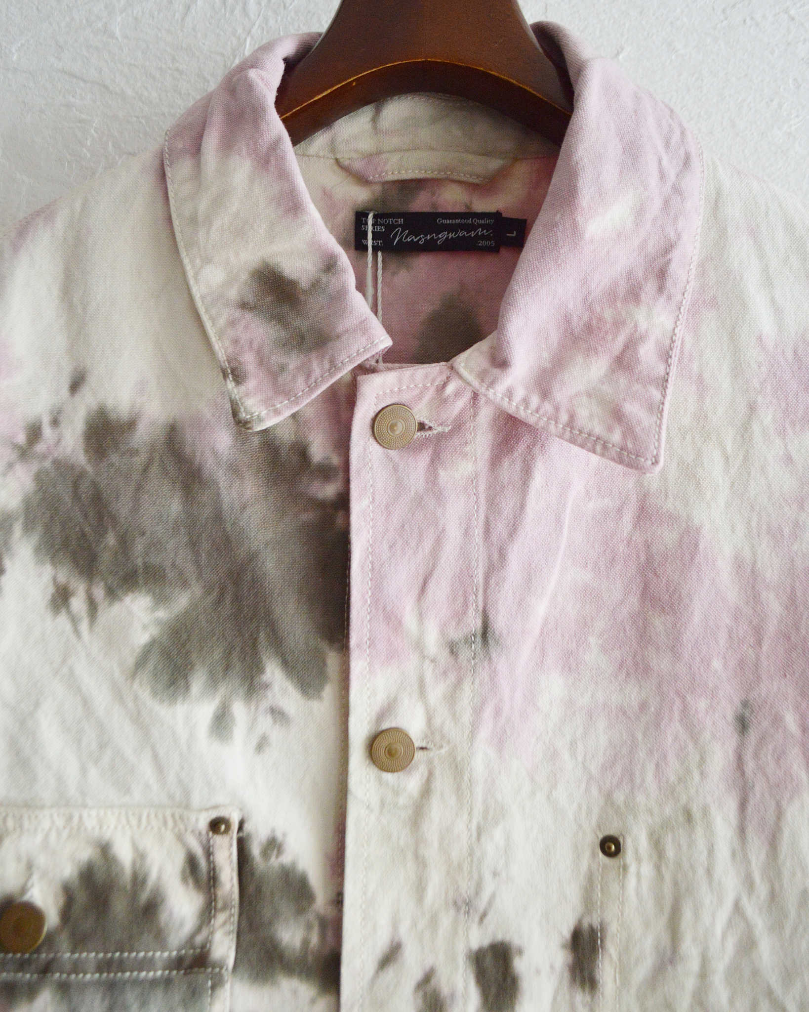 Nasngwam.×JAVARA ナスングワム ジャバラ / WARREN JACKET ウォーレンジャケット Lsize (SAKURA 桜)