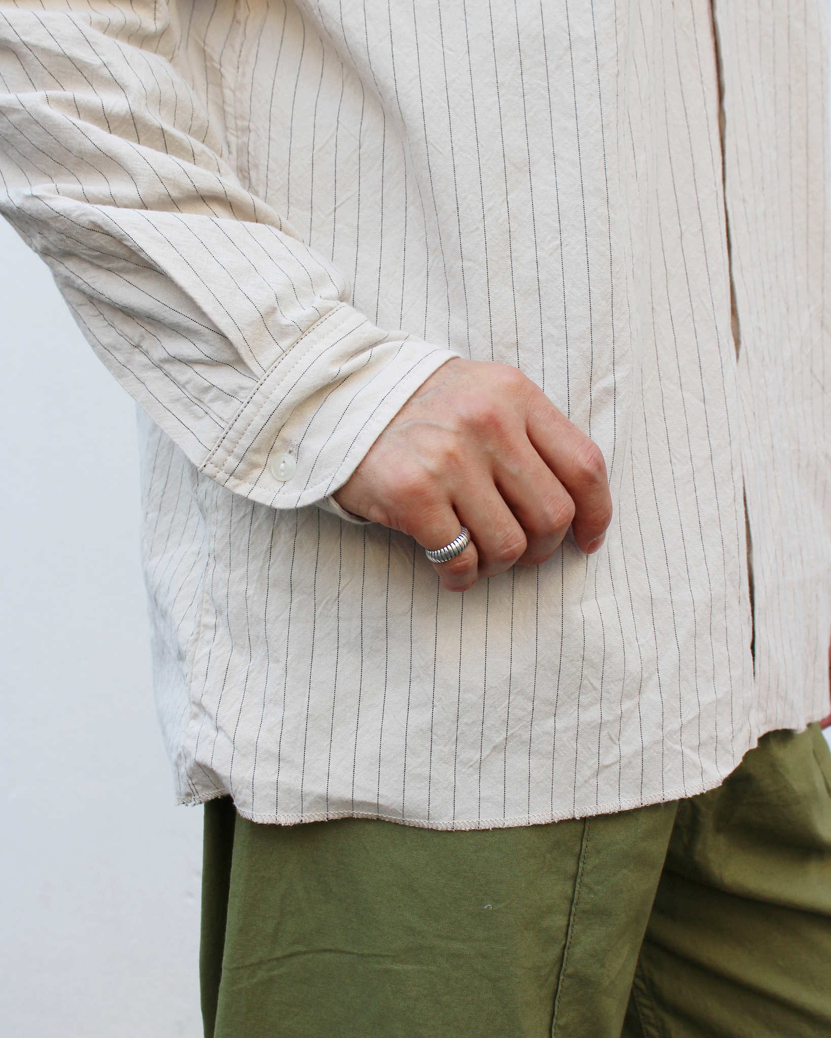 NECESSARY or UNNECESSARY ネセサリーオアアンネセサリー N.O.UN ナウン / BOHA Ⅱ ボハ (NATURAL-STRIPE ナチュラルストライプ)