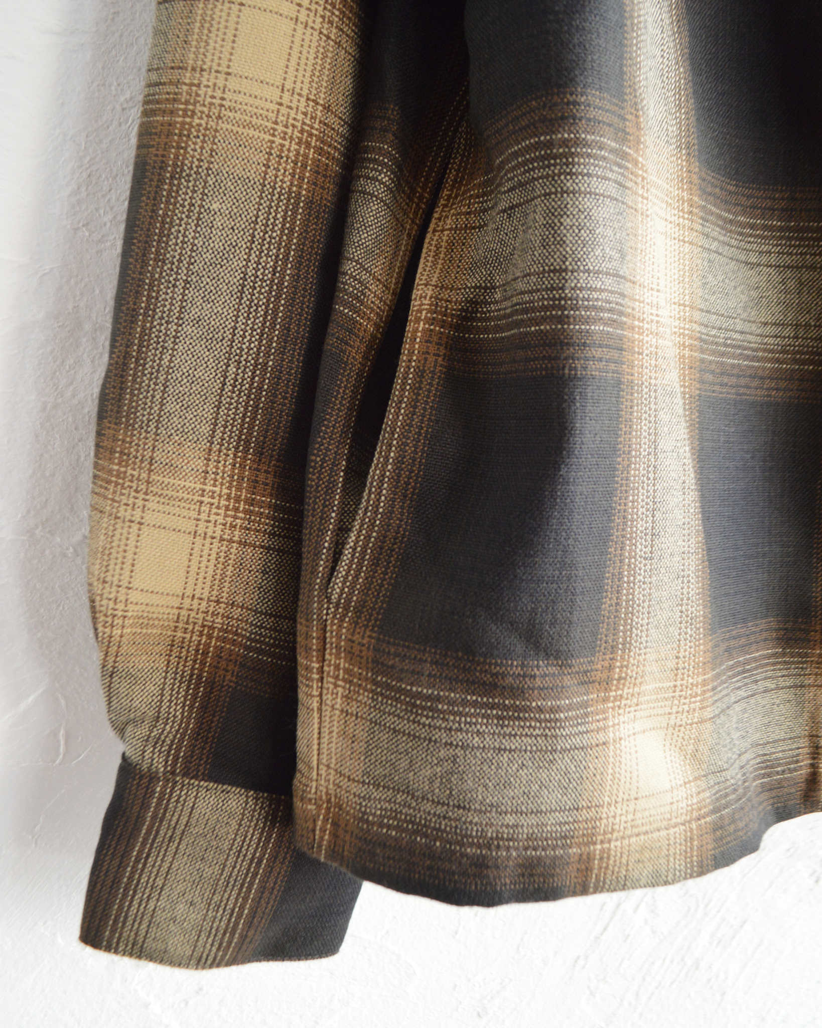 Cal Top キャルトップ / ZIP JACKET ジップジャケット (BROWN/KHAKI ブラウンカーキ)