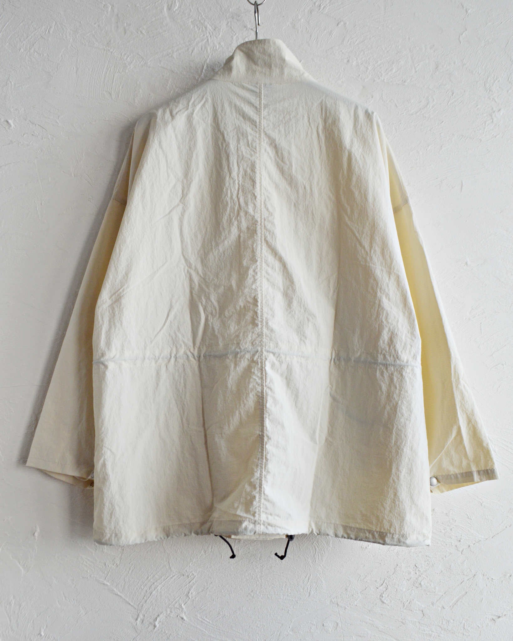 AXESQUIN アクシーズクイーン / ECO NYLON SHORT COAT エコナイロンショートコート (OFF WHITE オフホワイト)