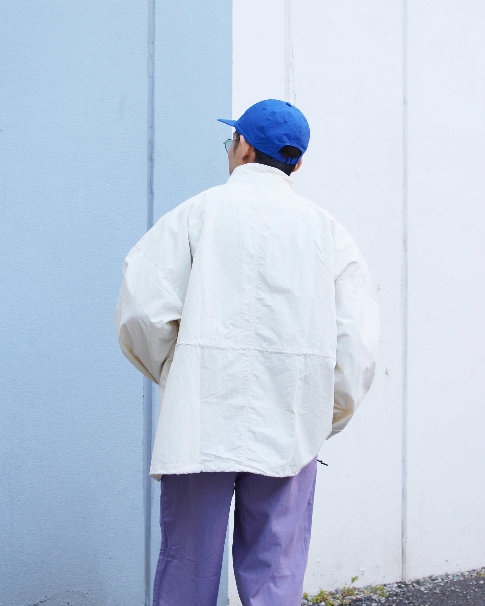 AXESQUIN アクシーズクイーン / ECO NYLON SHORT COAT エコナイロンショートコート (OFF WHITE オフホワイト)