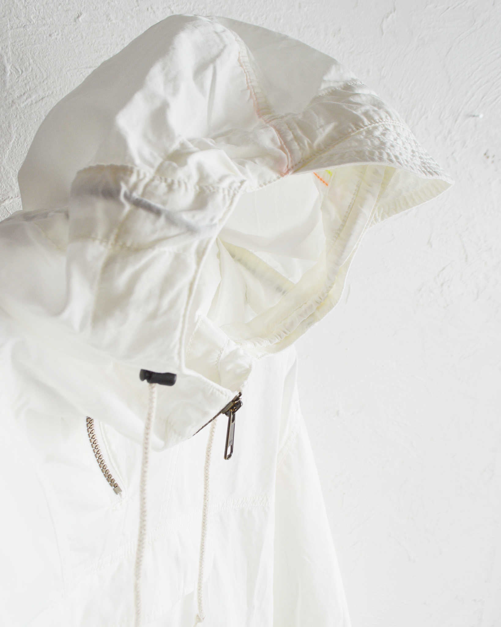 IMPRESTORE インプレストア / Richie リッチー | anorak hoodie アノラックフーディー (White poplin ホワイトポプリン)