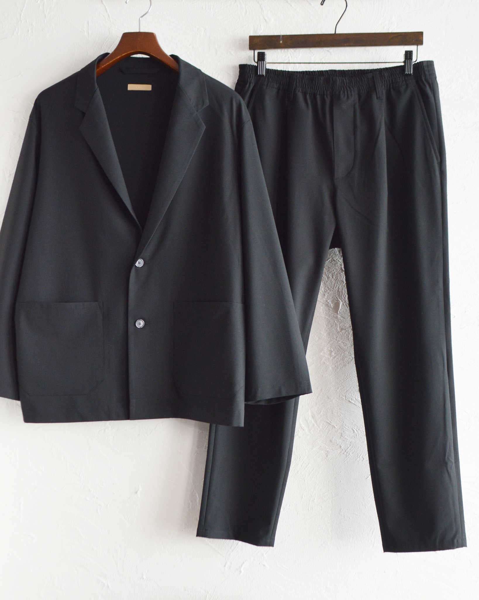 LAMOND ラモンド / 2WAY STRETCH TAILORED JACKET 2ウェイストレッチテーラードジャケット (BLACK ブラック)