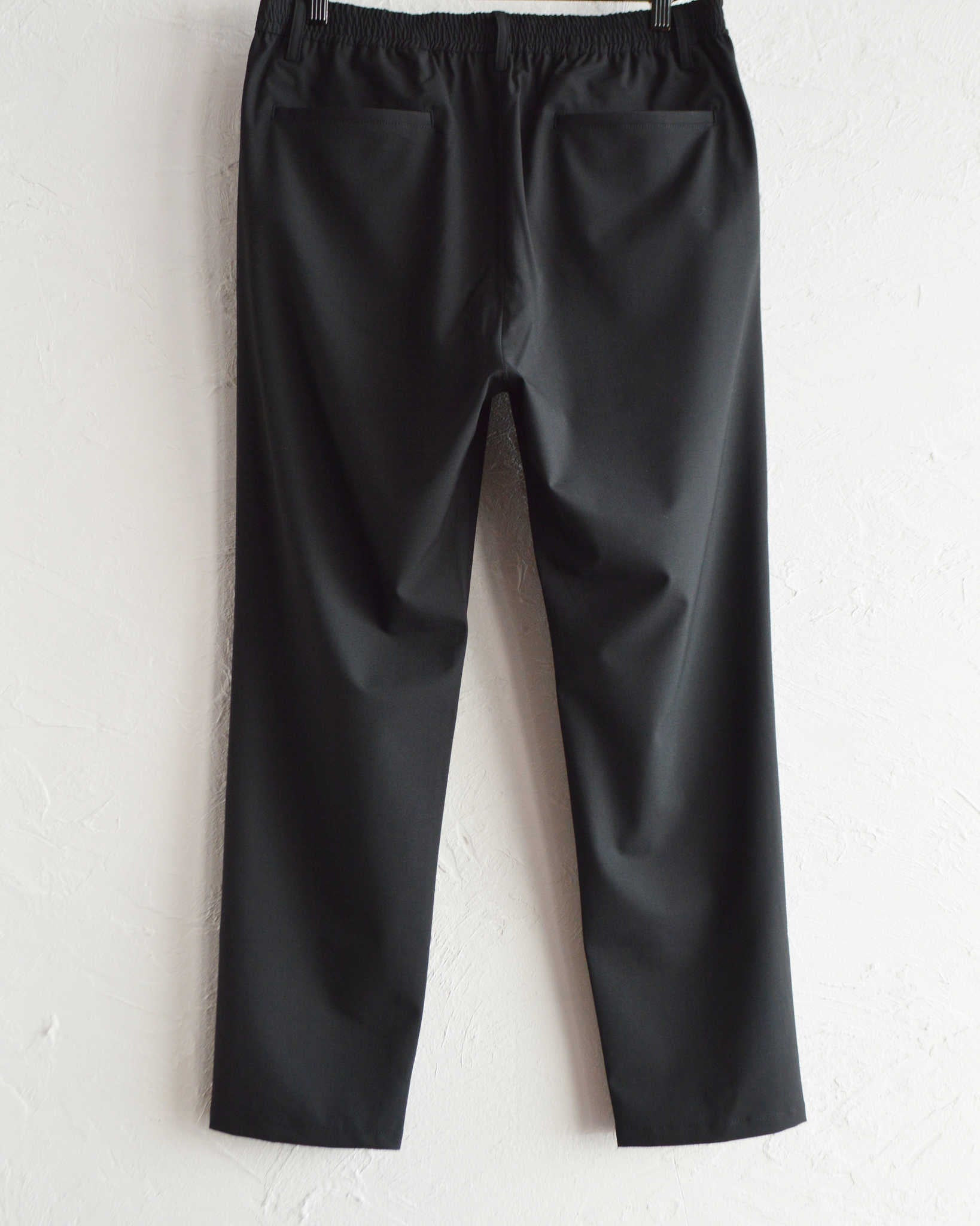 LAMOND ラモンド / 2WAY STRETCH EASY TROUSERS 2ウェイストレッチイージートラウザーズ (BLACK ブラック)