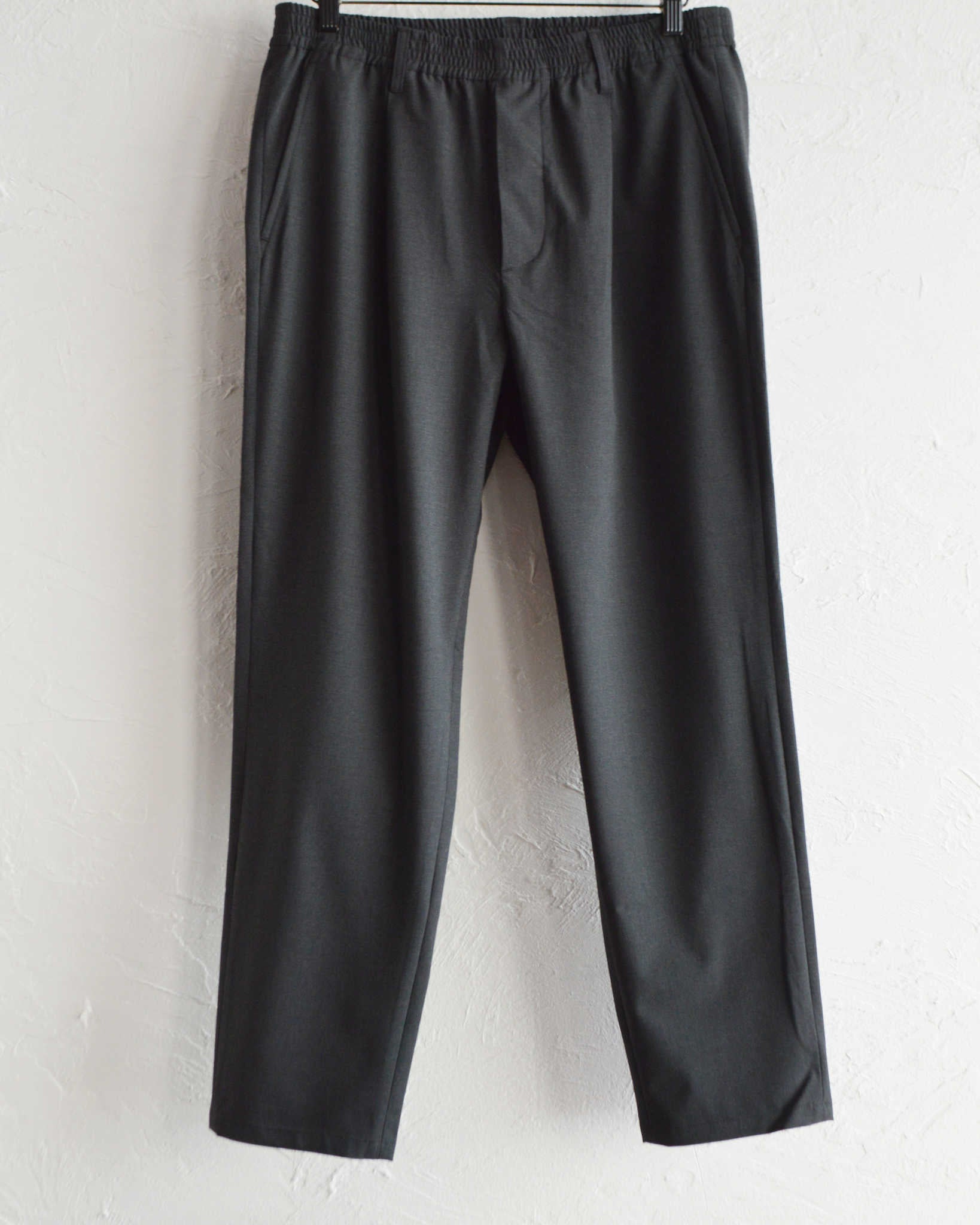 LAMOND ラモンド / 2WAY STRETCH EASY TROUSERS 2ウェイストレッチイージートラウザーズ (CHARCOAL チャコール)