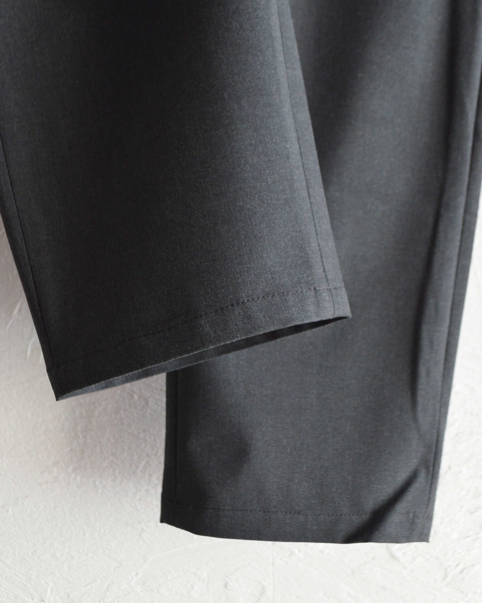 LAMOND ラモンド / 2WAY STRETCH EASY TROUSERS 2ウェイストレッチイージートラウザーズ (CHARCOAL チャコール)