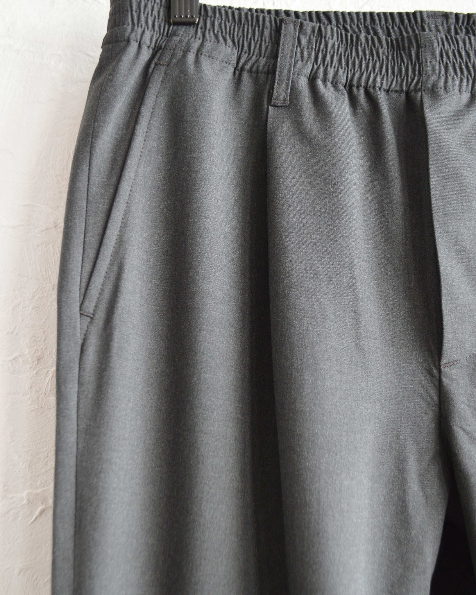 LAMOND ラモンド / 2WAY STRETCH EASY TROUSERS 2ウェイストレッチイージートラウザーズ (CHARCOAL チャコール)