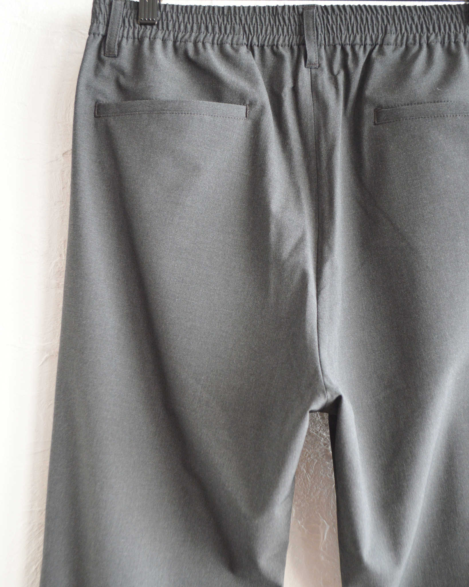 LAMOND ラモンド / 2WAY STRETCH EASY TROUSERS 2ウェイストレッチイージートラウザーズ (CHARCOAL チャコール)