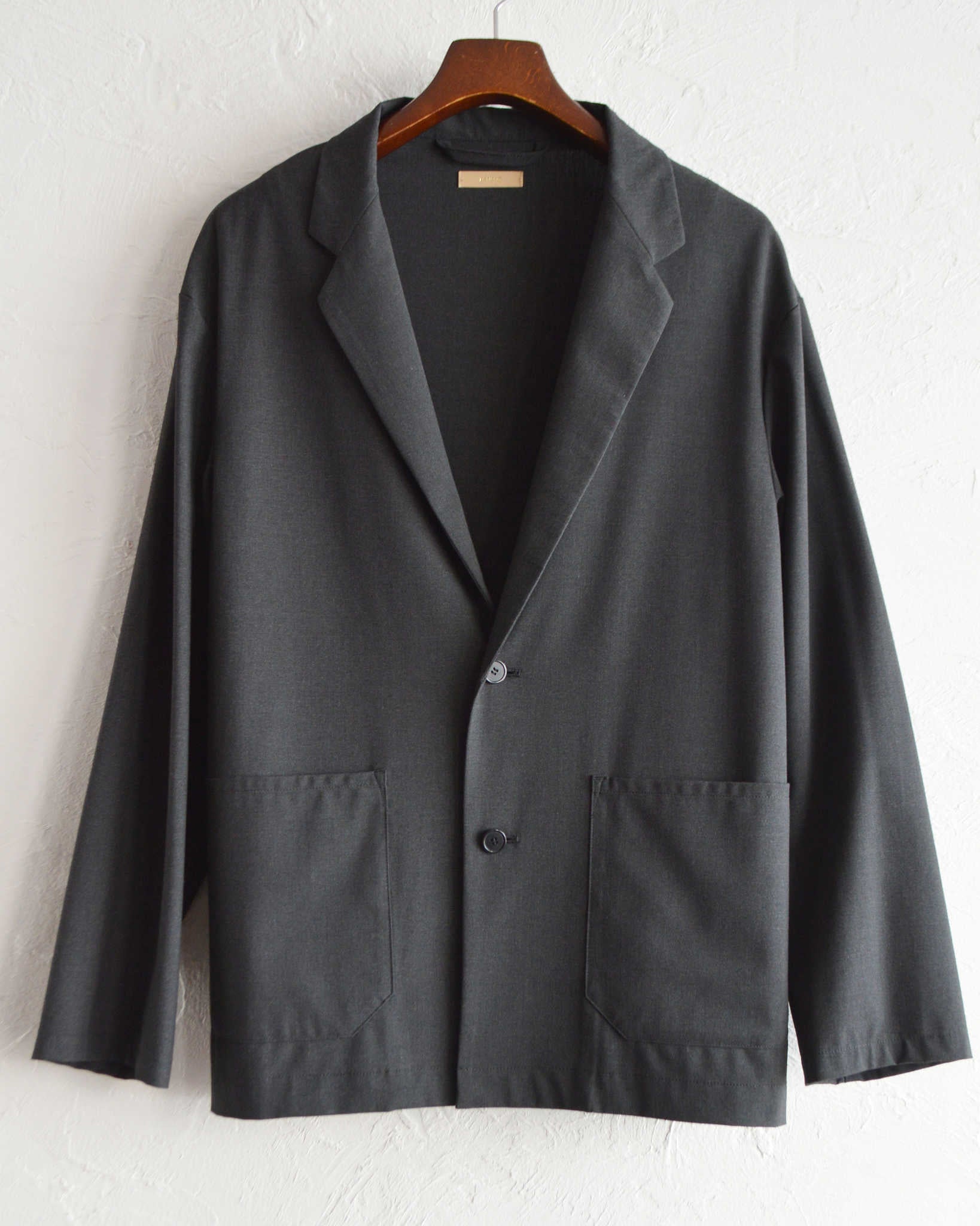 LAMOND ラモンド / 2WAY STRETCH TAILORED JACKET 2ウェイストレッチテーラードジャケット (CHARCOAL チャコール)