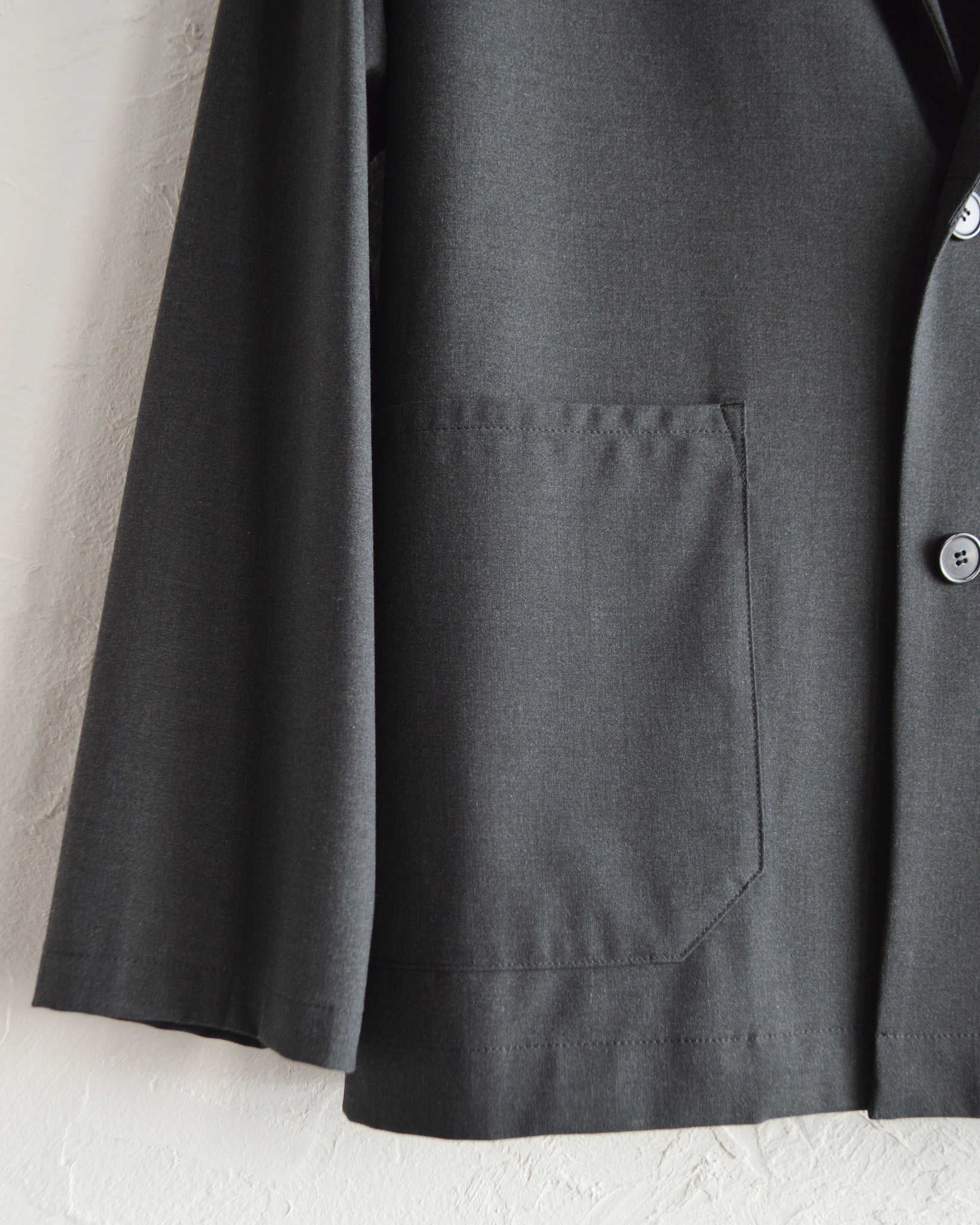 LAMOND ラモンド / 2WAY STRETCH TAILORED JACKET 2ウェイストレッチテーラードジャケット (CHARCOAL チャコール)