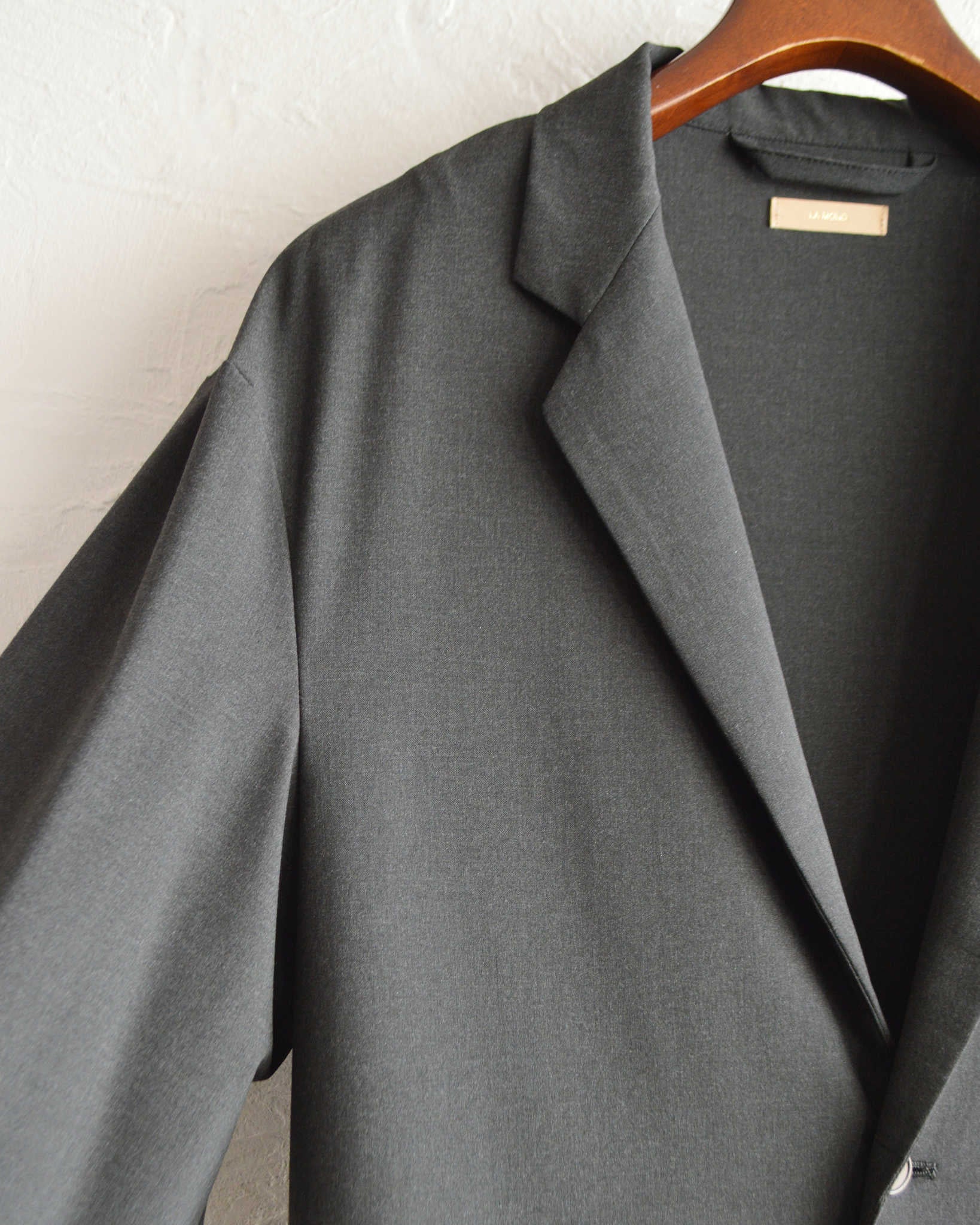 LAMOND ラモンド / 2WAY STRETCH TAILORED JACKET 2ウェイストレッチテーラードジャケット (CHARCOAL チャコール)