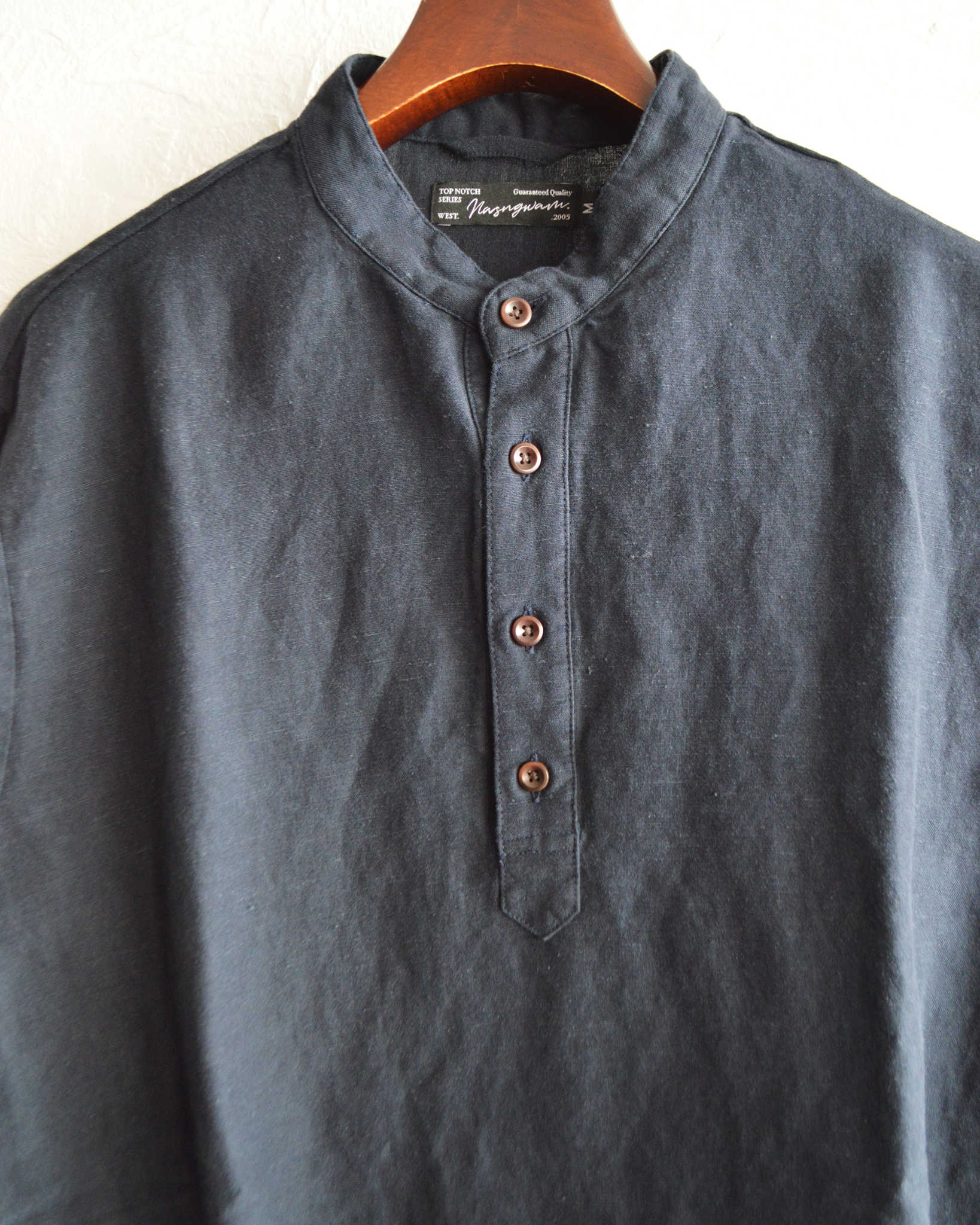 Nasngwam. ナスングワム / ATELIER SHIRTS アトリエシャツ (DARK NAVY ダークネイビー)