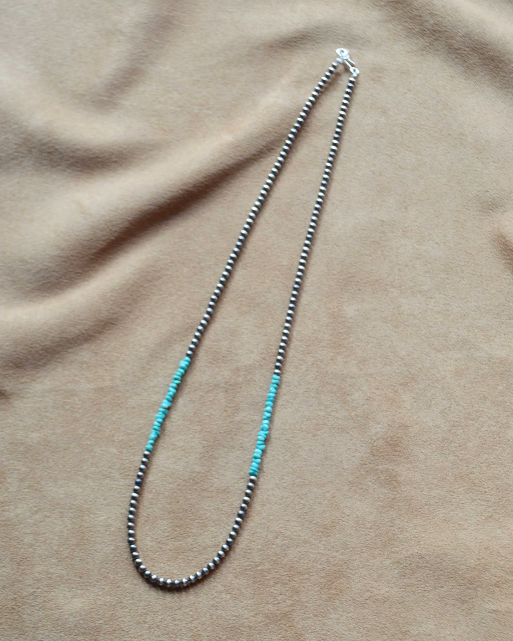 Indian jewelry インディアンジュエリー / Navajo Pearl ×Turquoise Necklace ナバホパール×ターコイズネックレス