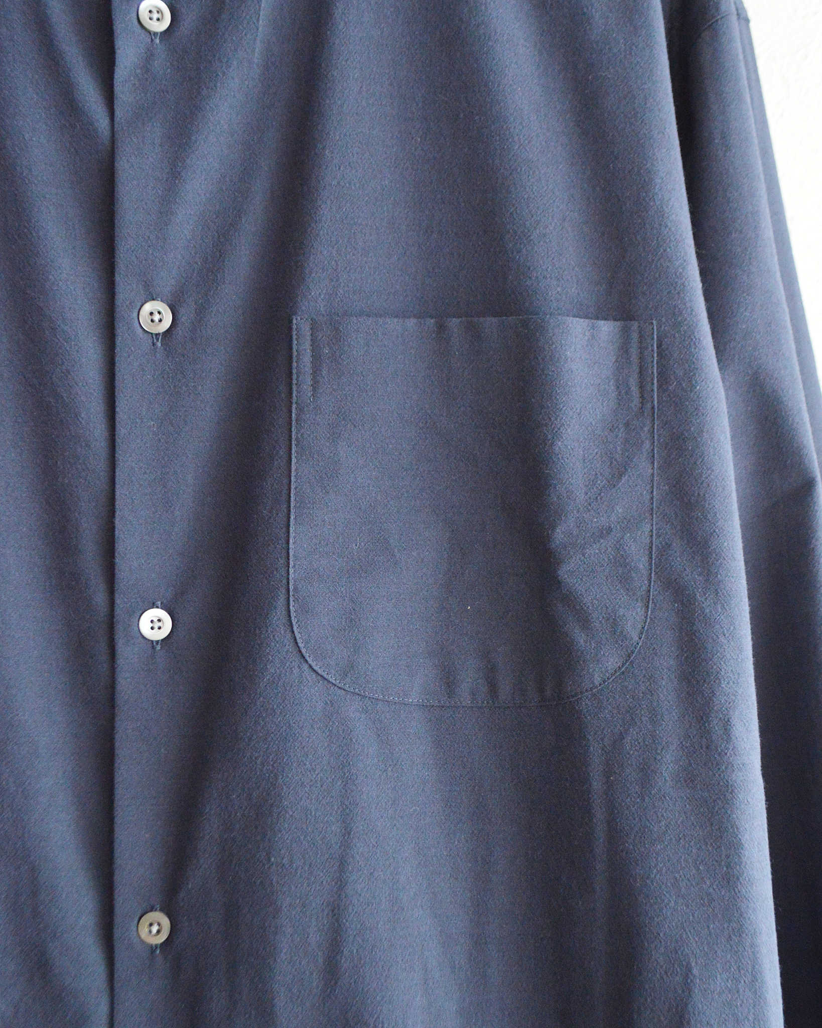 LAMOND ラモンド / VOILE LAWN SHIRTS JACKET ボイルローンシャツジャケト (NAVY ネイビー)