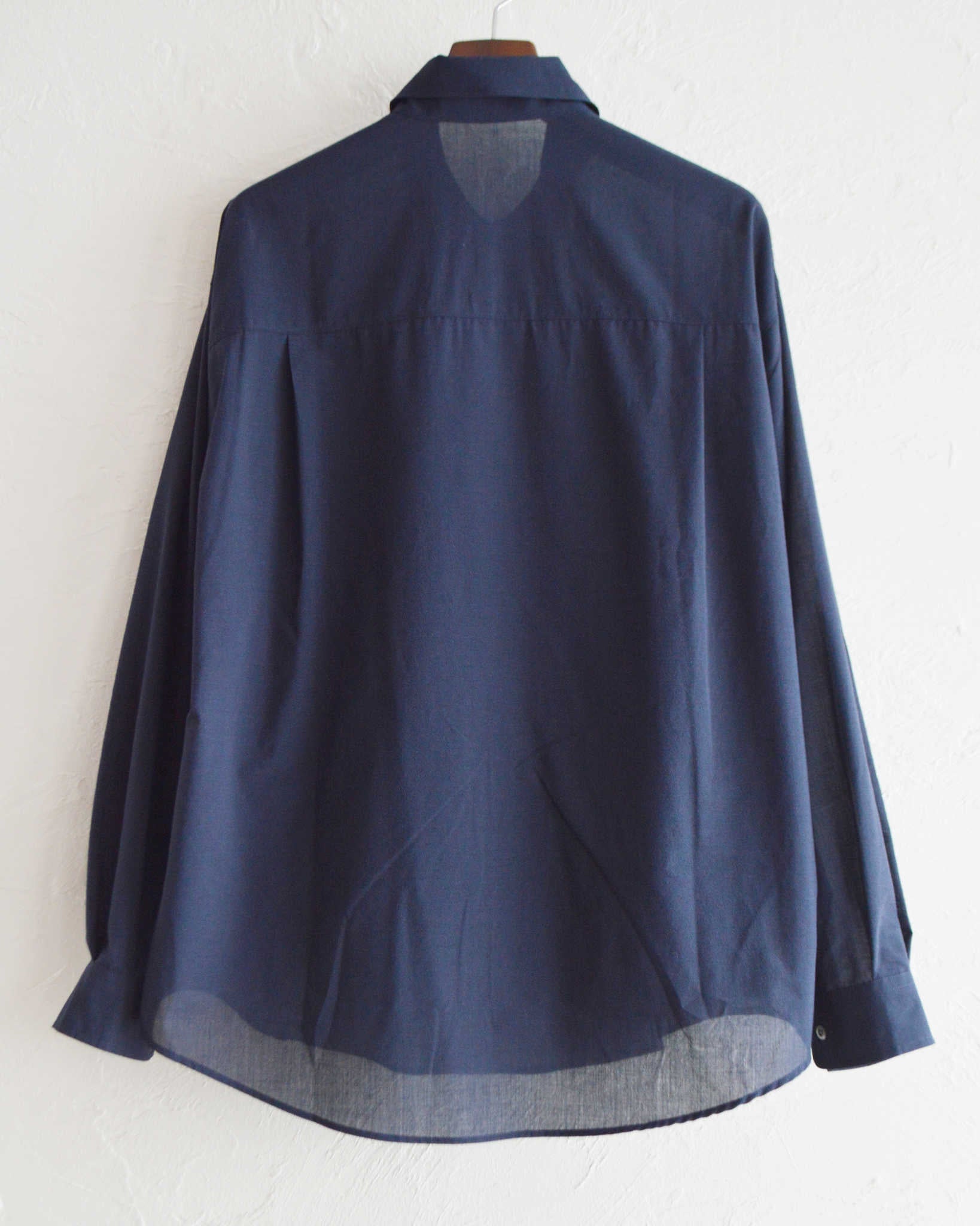 LAMOND ラモンド / VOILE LAWN SHIRTS JACKET ボイルローンシャツジャケト (NAVY ネイビー)