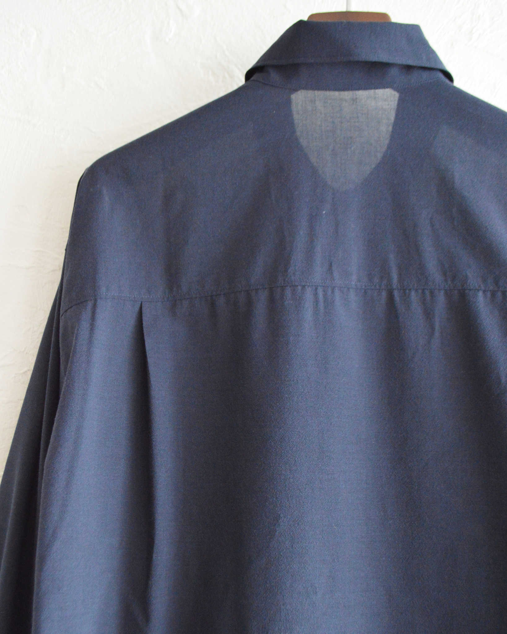 LAMOND ラモンド / VOILE LAWN SHIRTS JACKET ボイルローンシャツジャケト (NAVY ネイビー)