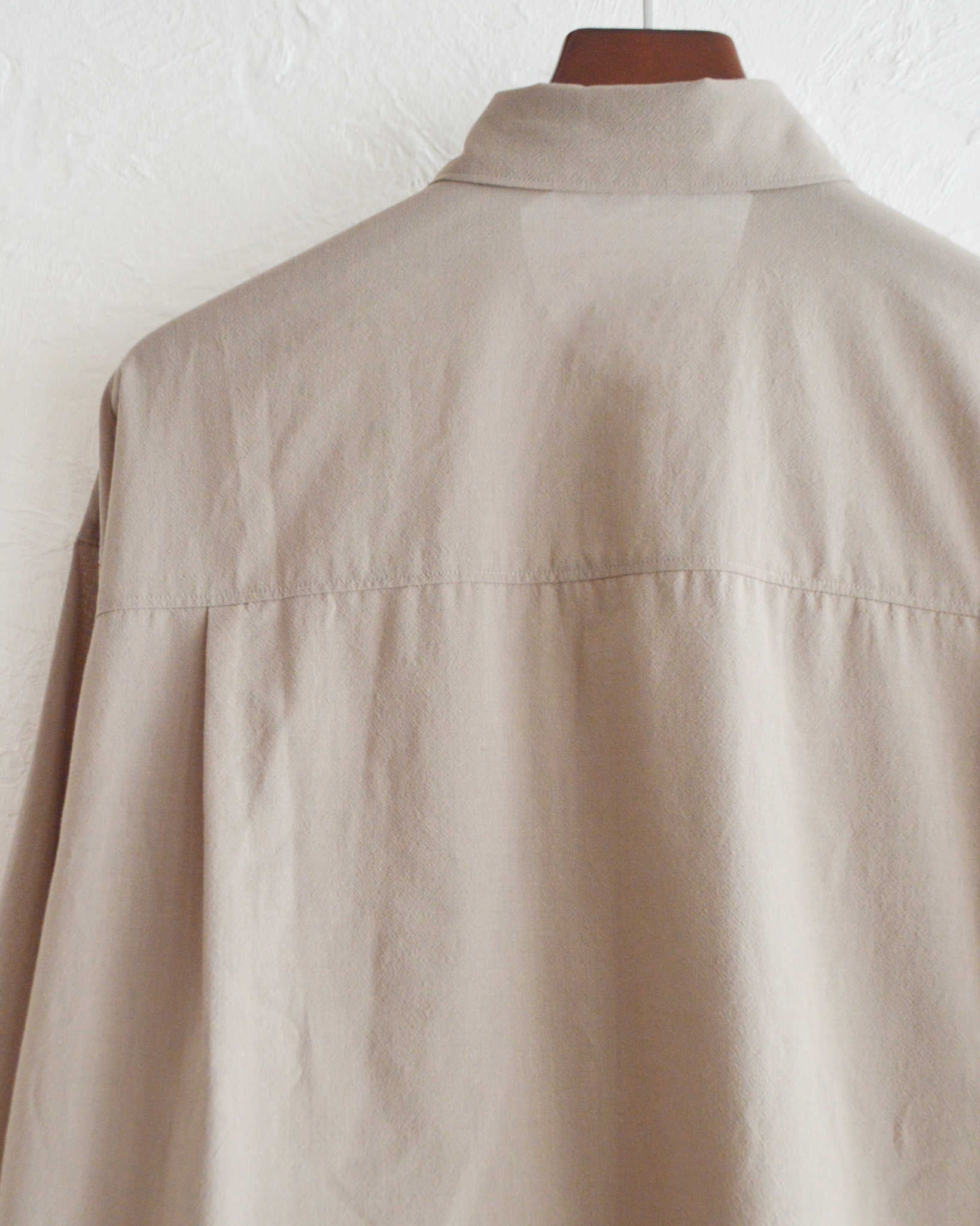 LAMOND ラモンド / VOILE LAWN SHIRTS JACKET ボイルローンシャツジャケト (GREIGE グレージュ)
