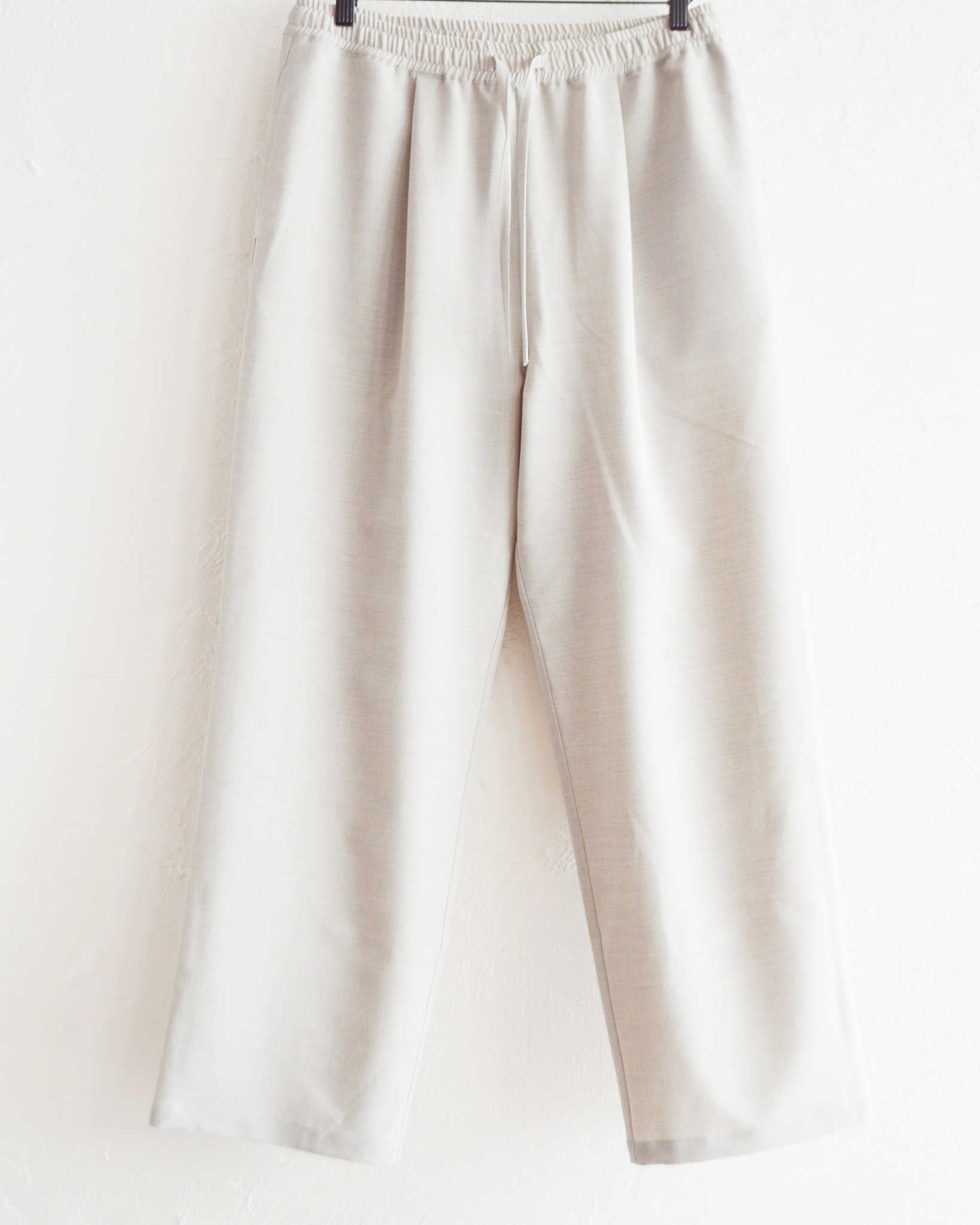 LAMOND ラモンド / NEW SEMI WIDE SHARI PANTS ニューセミワイドシャリパンツ (ASH GRAY アッシュグレー)