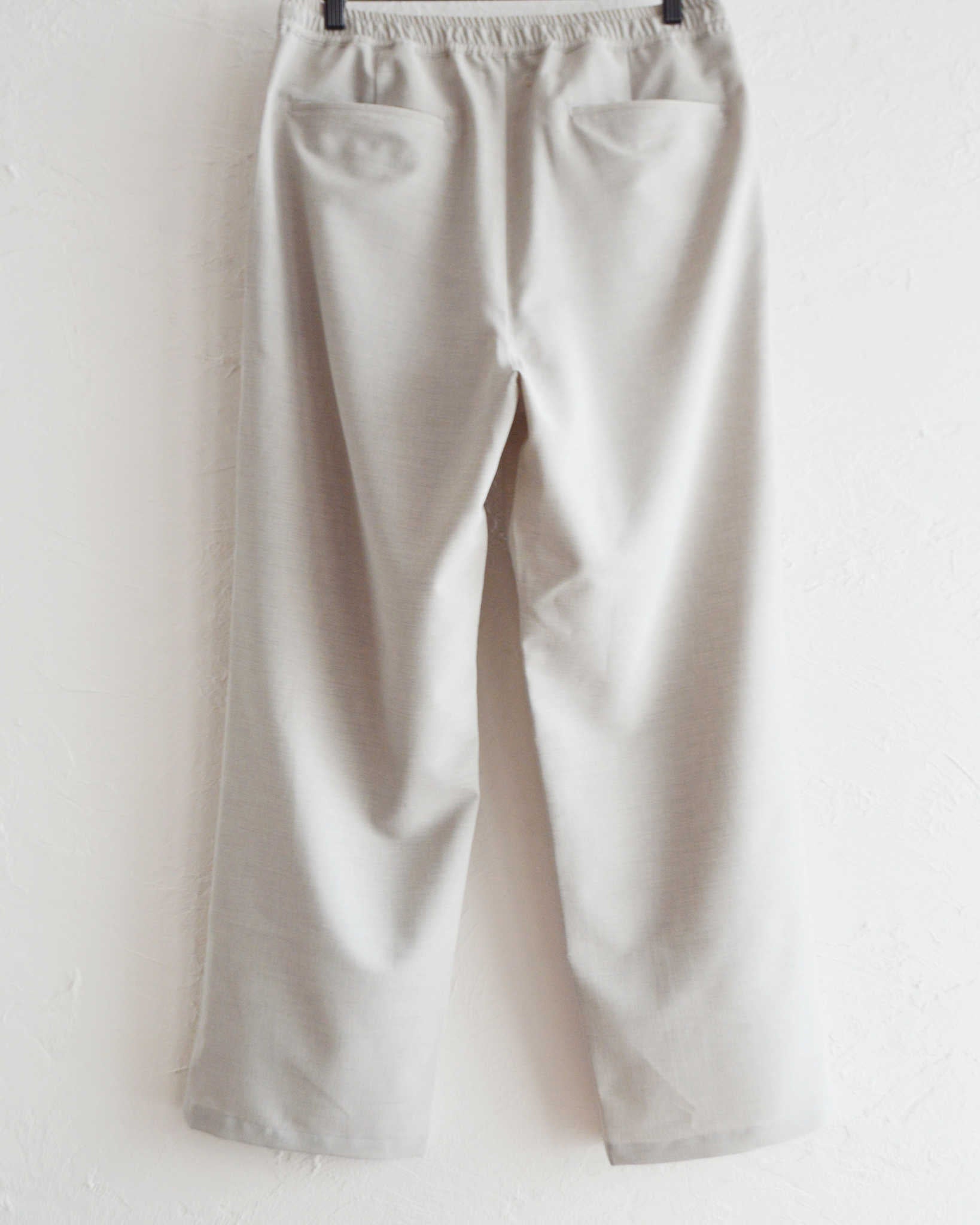 LAMOND ラモンド / NEW SEMI WIDE SHARI PANTS ニューセミワイドシャリパンツ (ASH GRAY アッシュグレー)