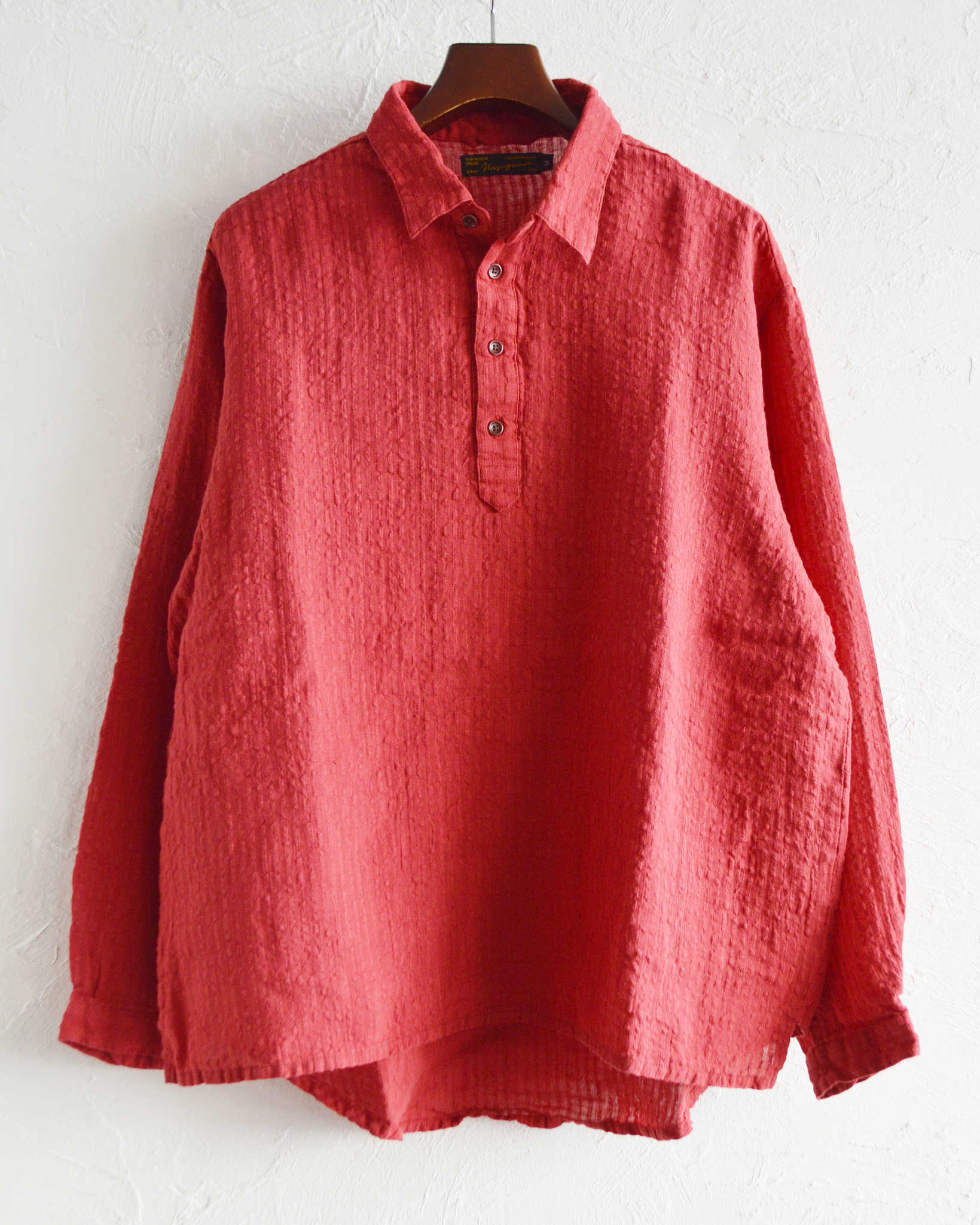 Nasngwam. ナスングワム / SUBTLE SHIRTS サトルシャツ (RED レッド)