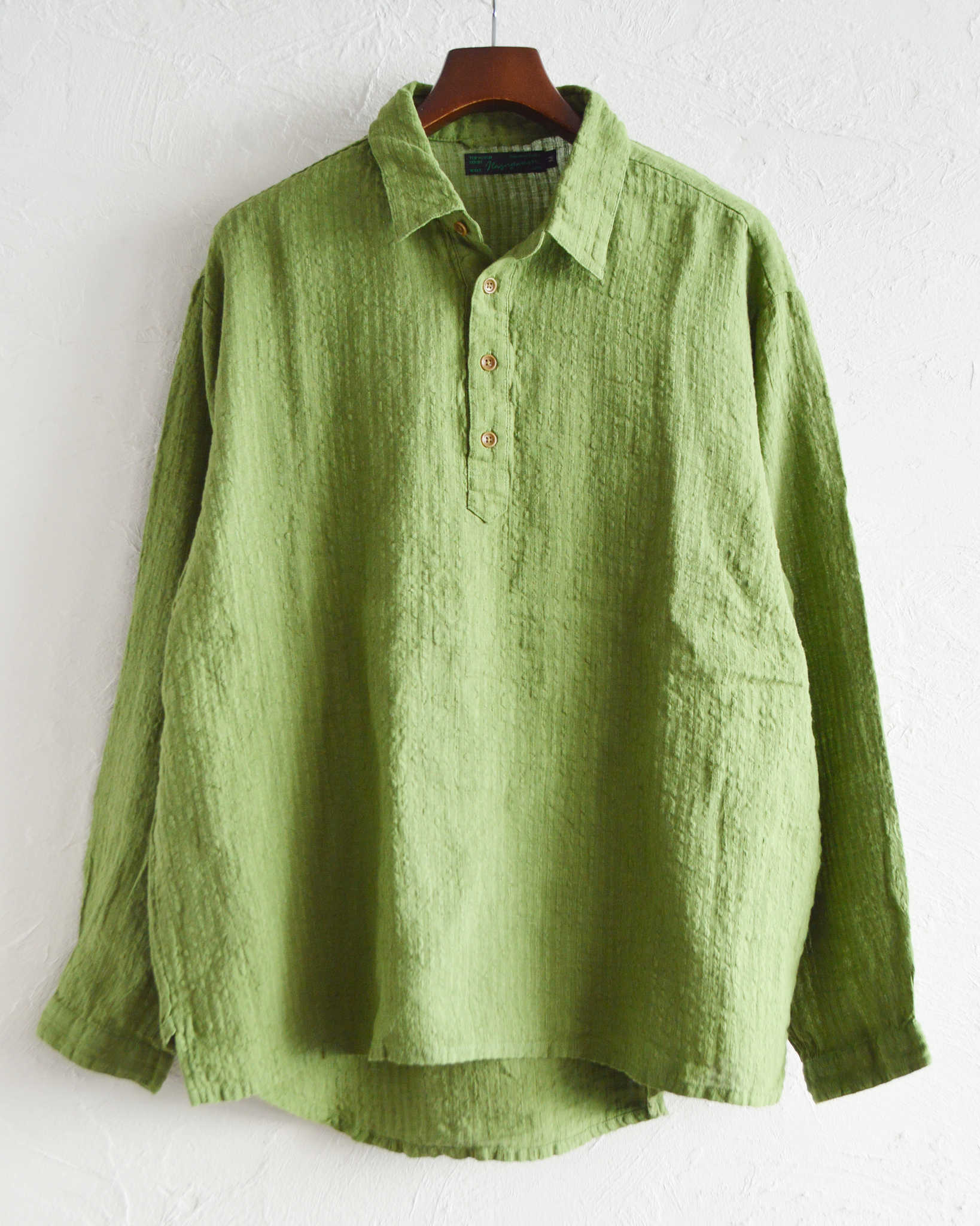 Nasngwam. ナスングワム / SUBTLE SHIRTS サトルシャツ (GREEN グリーン)