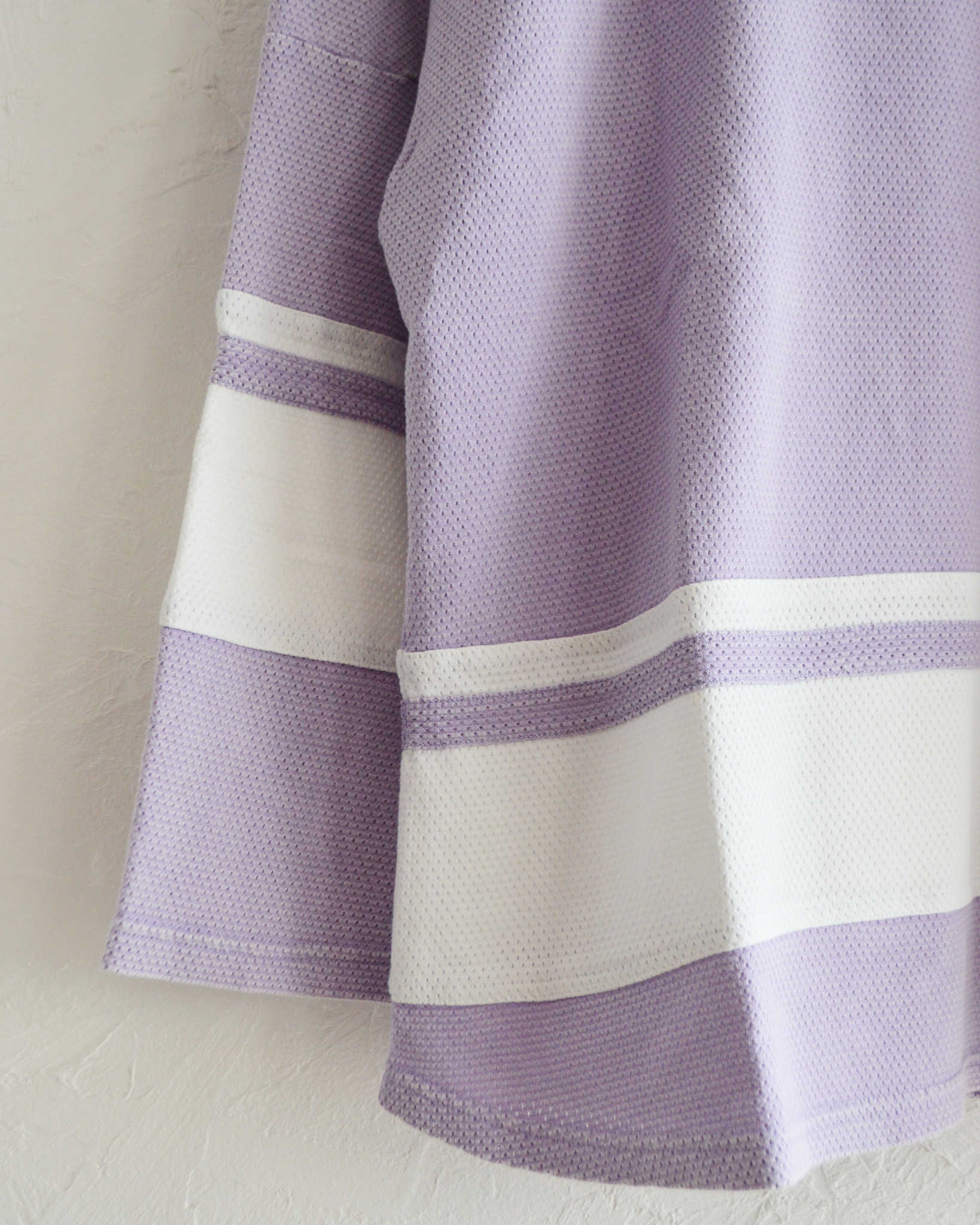 IMPRESTORE インプレストア / Duke-mesh t-cloth V.D デューク | Hokey V-neck ホッケーVネック (faded Purple フェイデットパープル)