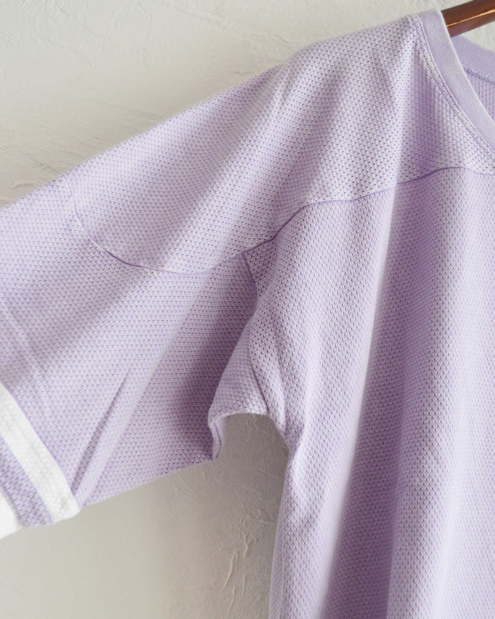 IMPRESTORE インプレストア / Duke-mesh t-cloth V.D デューク | Hokey V-neck ホッケーVネック (faded Purple フェイデットパープル)