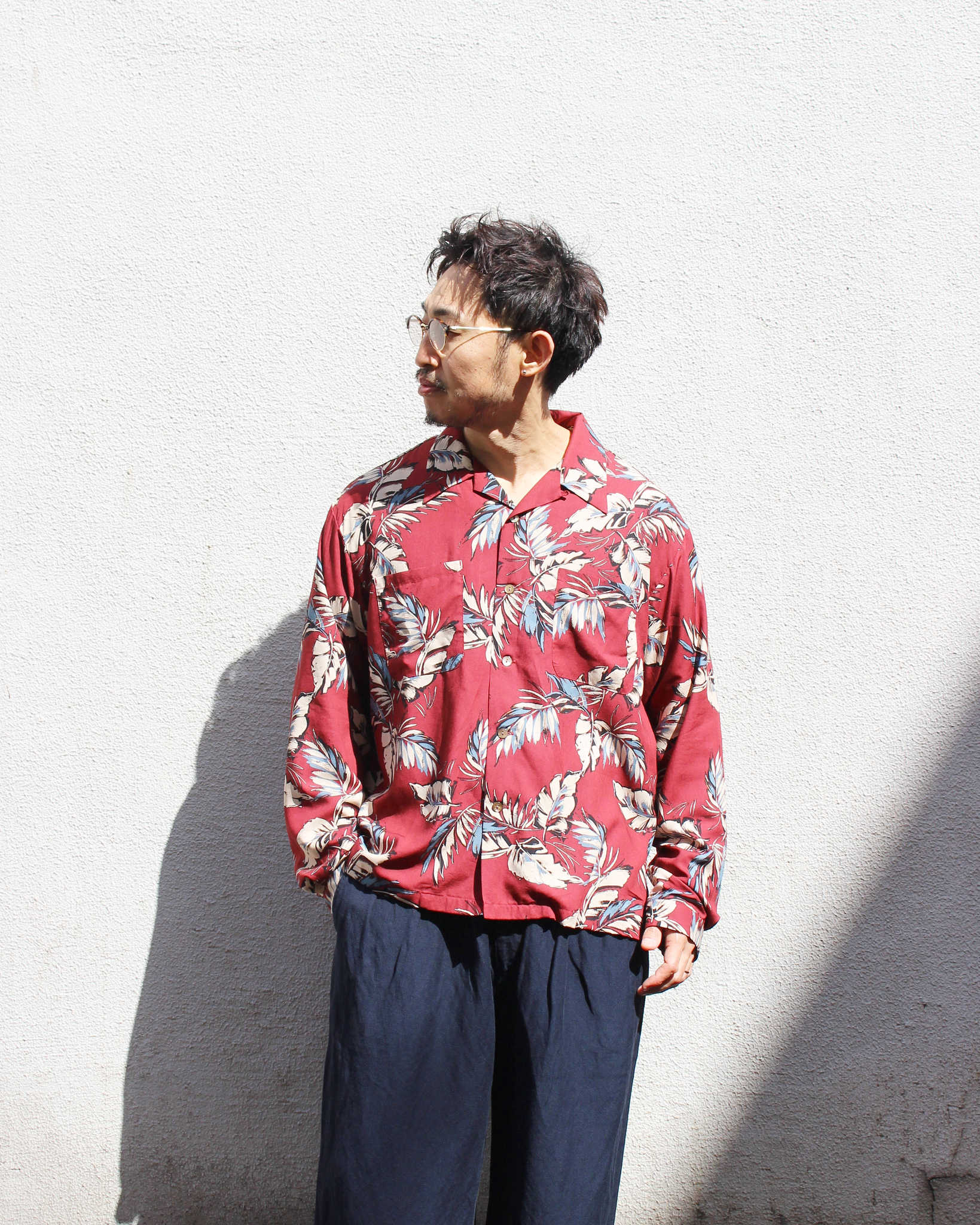 Nasngwam. ナスングワム / SOUTHERN SHIRTS サザンシャツ (BURGUNDY バーガンディー)