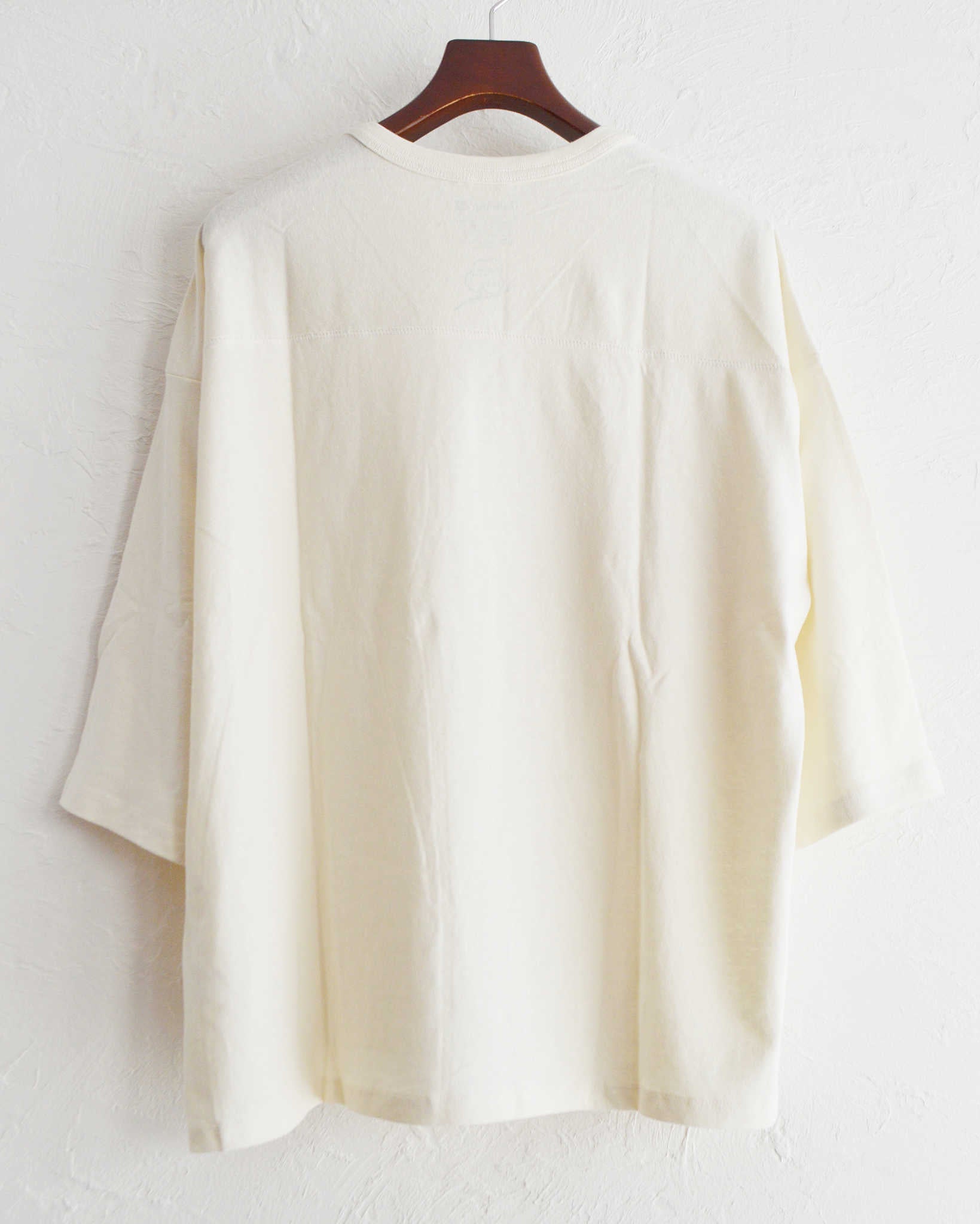 GOHEMP ゴーヘンプ / WIDE FOOTBALL TEE ワイドフットボールTEE (NATURAL ナチュラル)