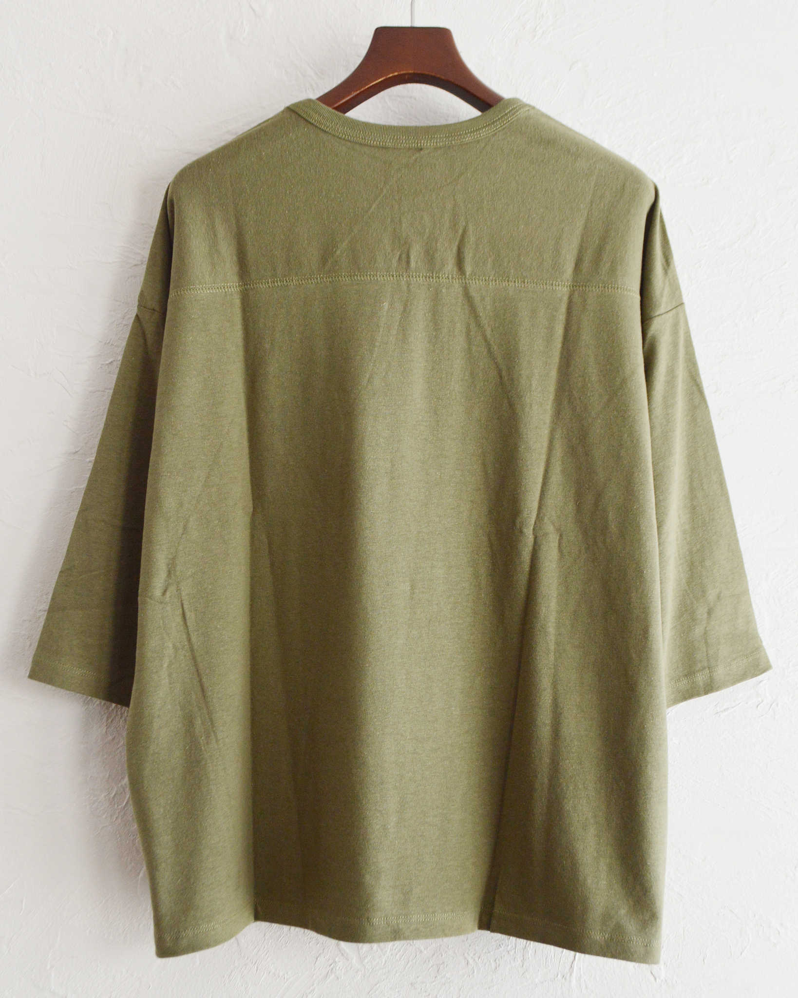 GOHEMP ゴーヘンプ / WIDE FOOTBALL TEE ワイドフットボールTEE (OLIVE DRAB オリーブドラブ)