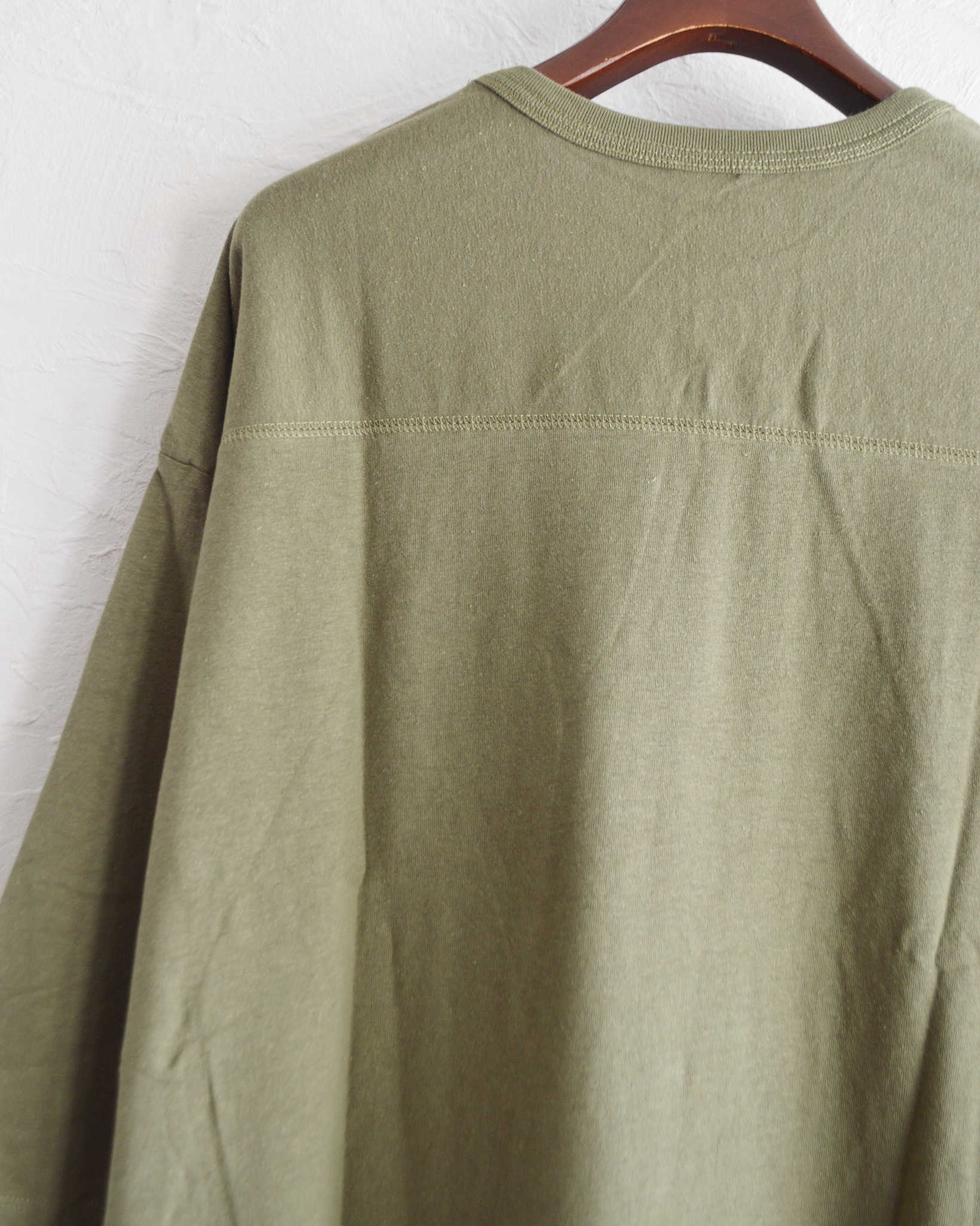 GOHEMP ゴーヘンプ / WIDE FOOTBALL TEE ワイドフットボールTEE (OLIVE DRAB オリーブドラブ)