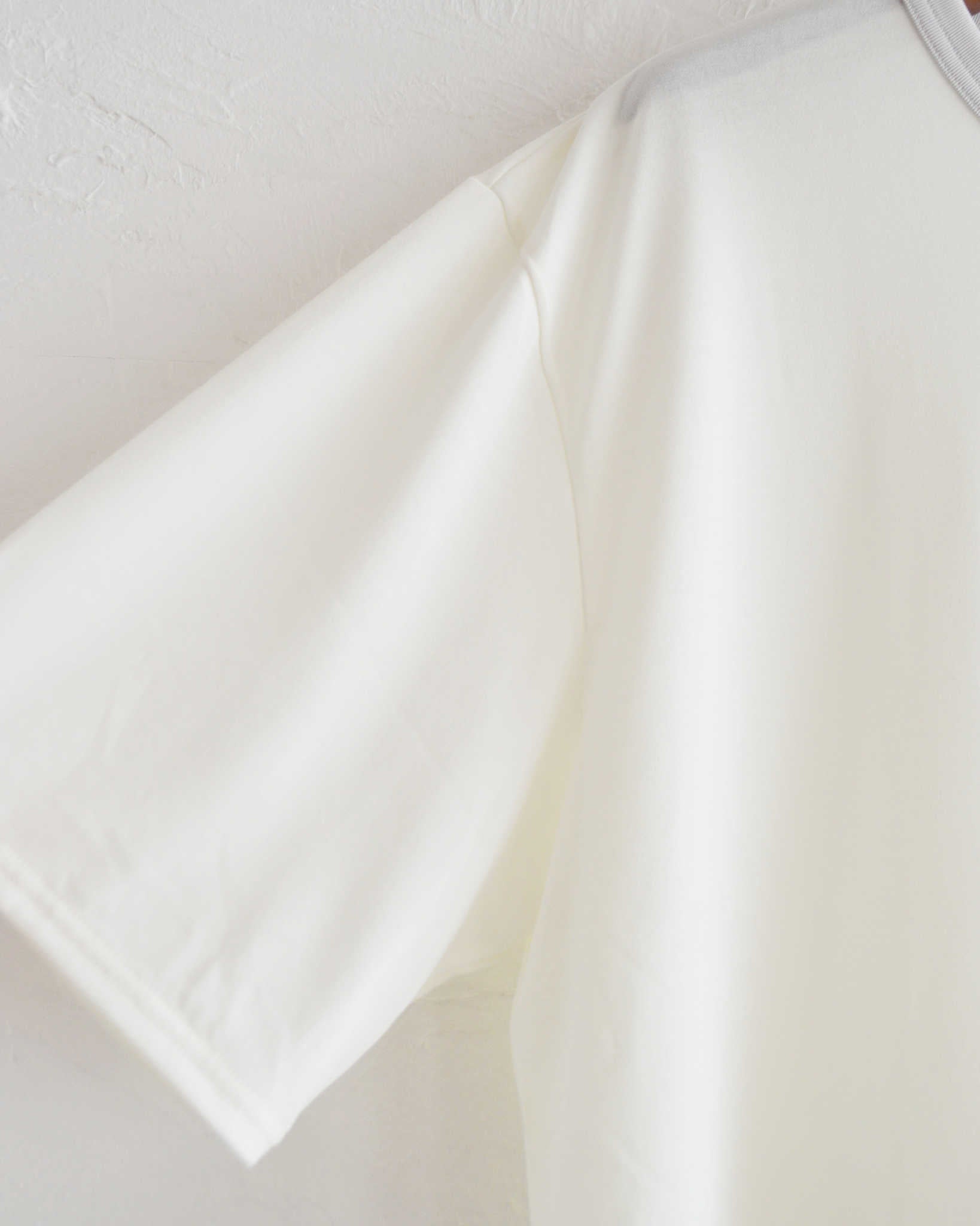 AXESQUIN アクシーズクイーン / QD TRIM TEE クイックドライトリムティー (WHITE ホワイト)