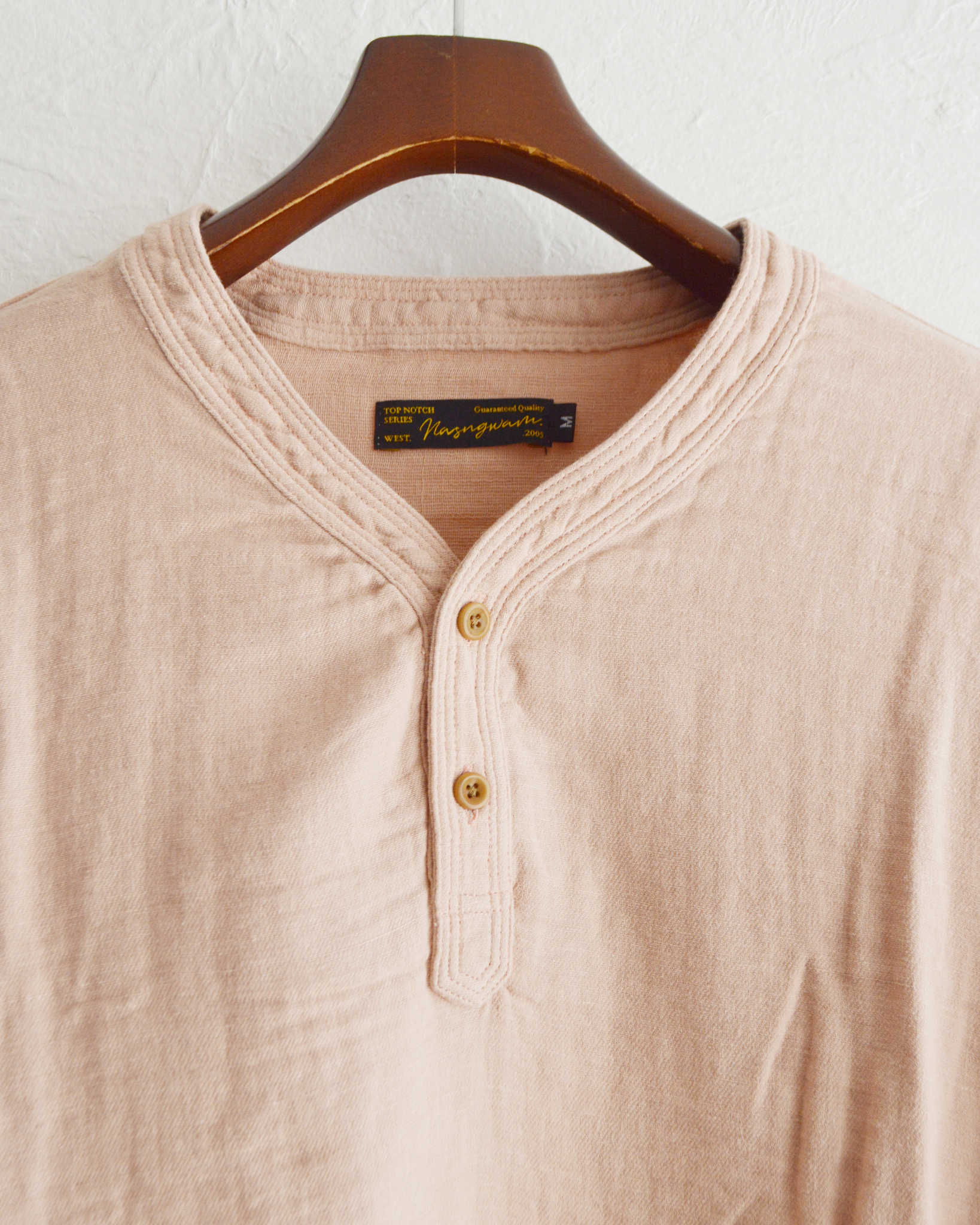 Nasngwam. ナスングワム / VAGRANT SHIRTS バグラントシャツ (SMOKE PINK スモークピンク)