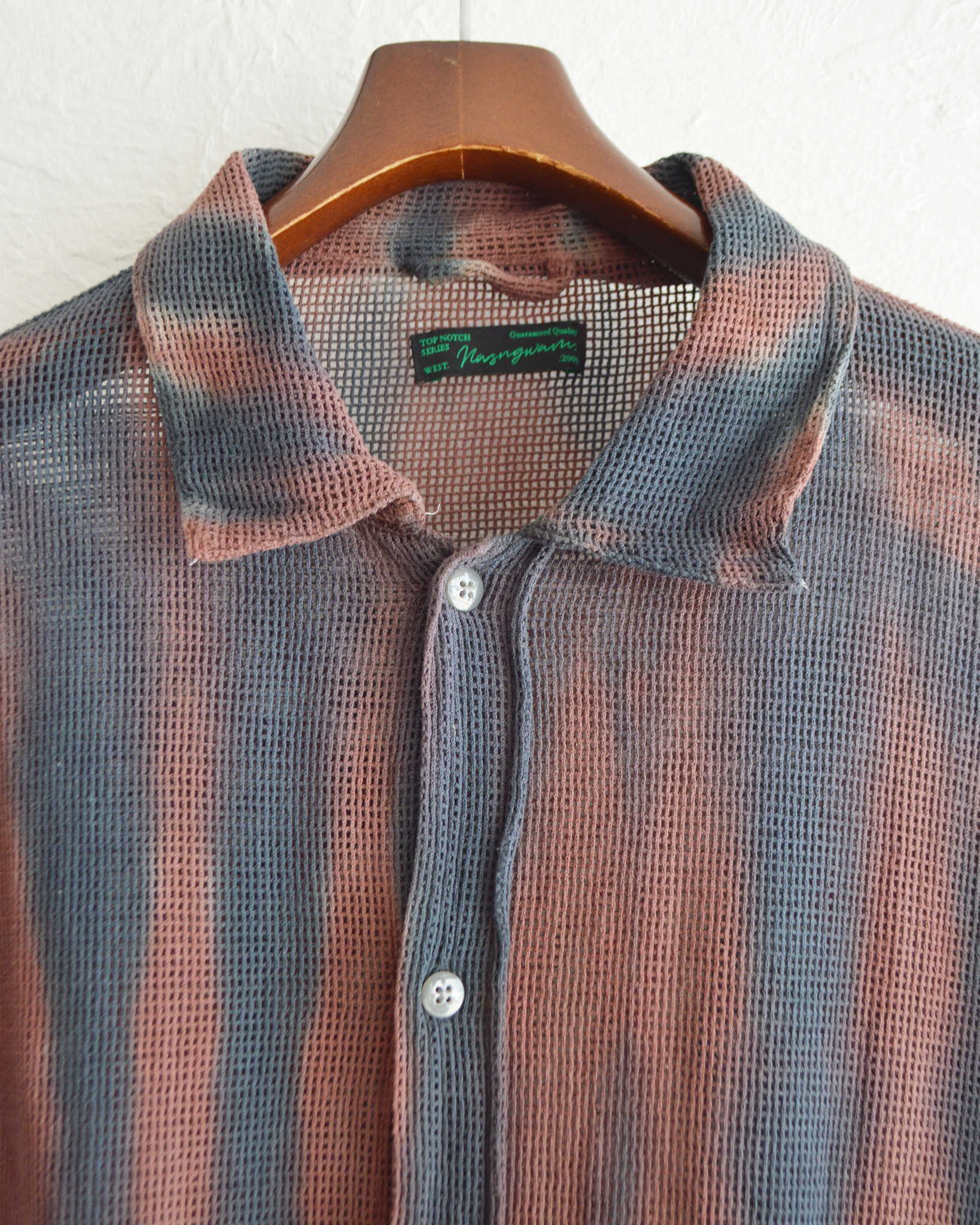 Nasngwam.×JAVARA ナスングワム ジャバラ / MOONLIGHT S/S JACKET ムーンライトショートスリーブジャケット (STRIPE ストライプ)